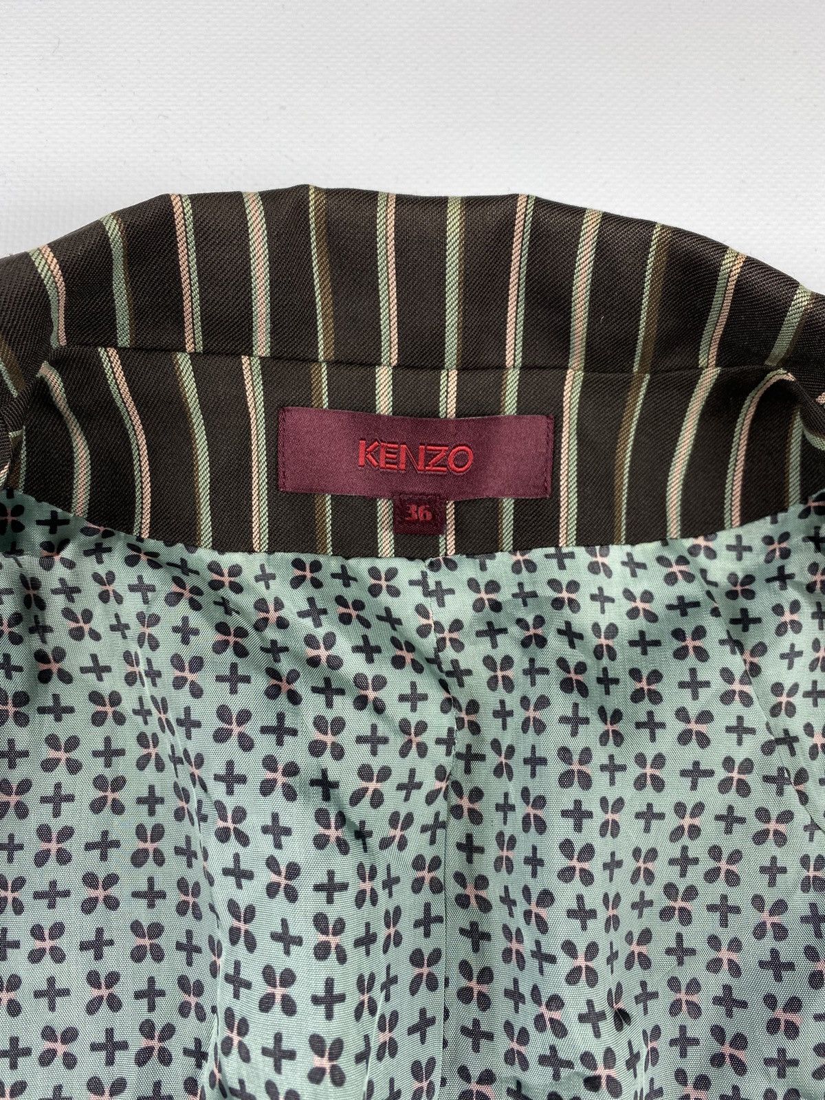 Kenzo KENZO Blazer Jacket Striped Wool Size XS / US 0-2 / IT 36-38 - 10 Thumbnail