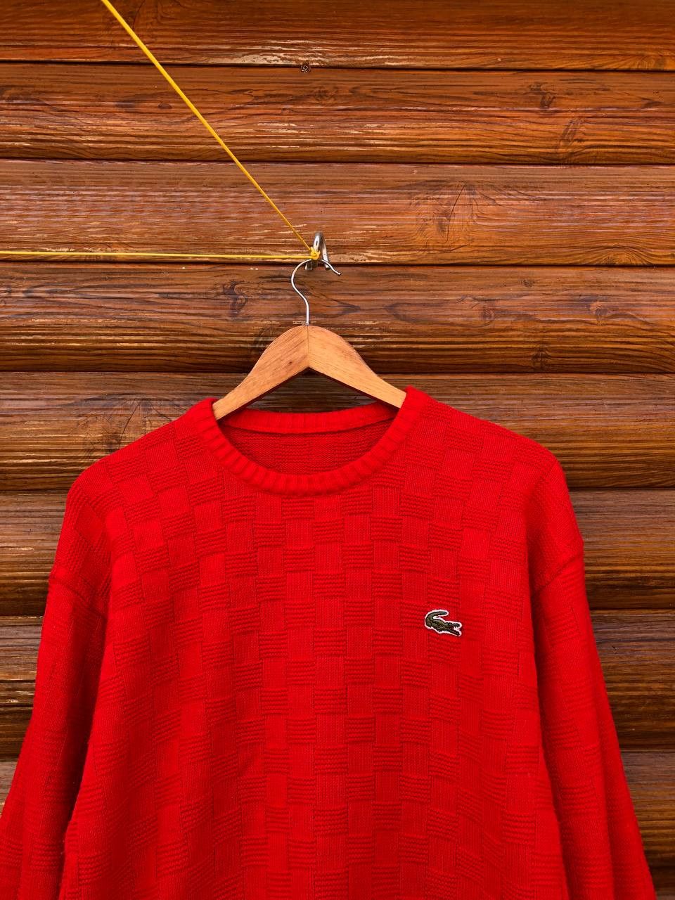 Lacoste × Vintage Vintage LACOSTE Sweater Knitted 80s Size US L / EU 52-54 / 3 - 2 Thumbnail