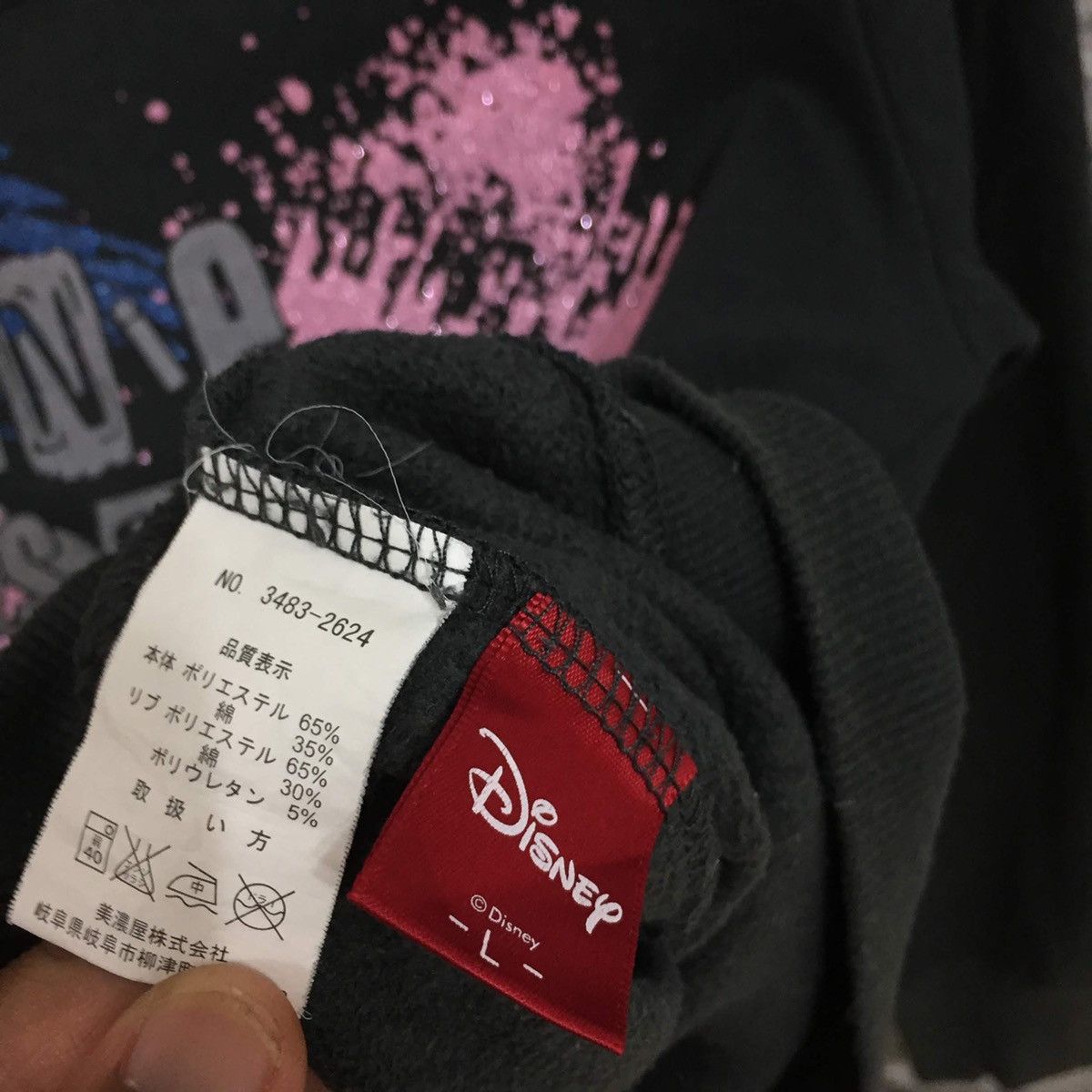 Mickey Mouse MINNIE MOUSE sweatshirt big logo cartoon Size L Size L / US 10 / IT 46 - 7 Thumbnail