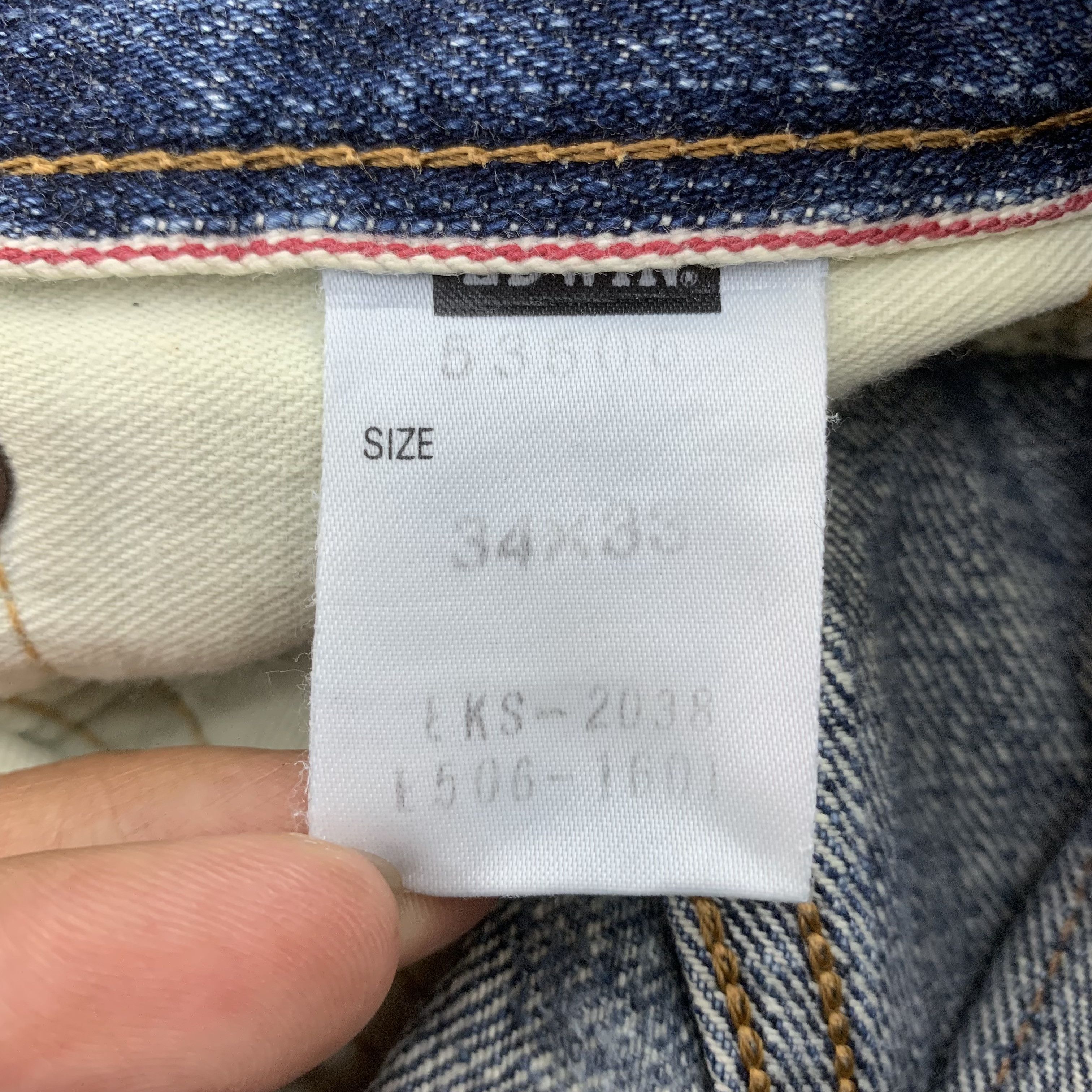 Edwin Distressed Edwin 505 Jeans Blue Denim Selvedge Size US 32 / EU 48 - 8 Thumbnail