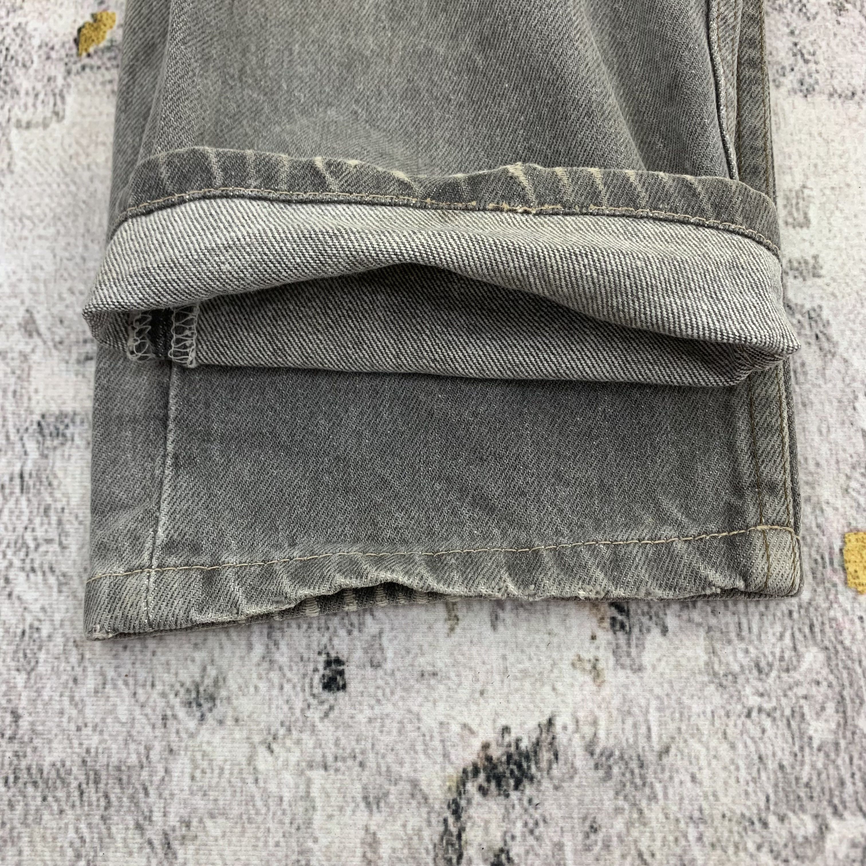 Levi's Black Faded Jeans Levi's 501 Distressed Denim Size US 28 / EU 44 - 10 Thumbnail