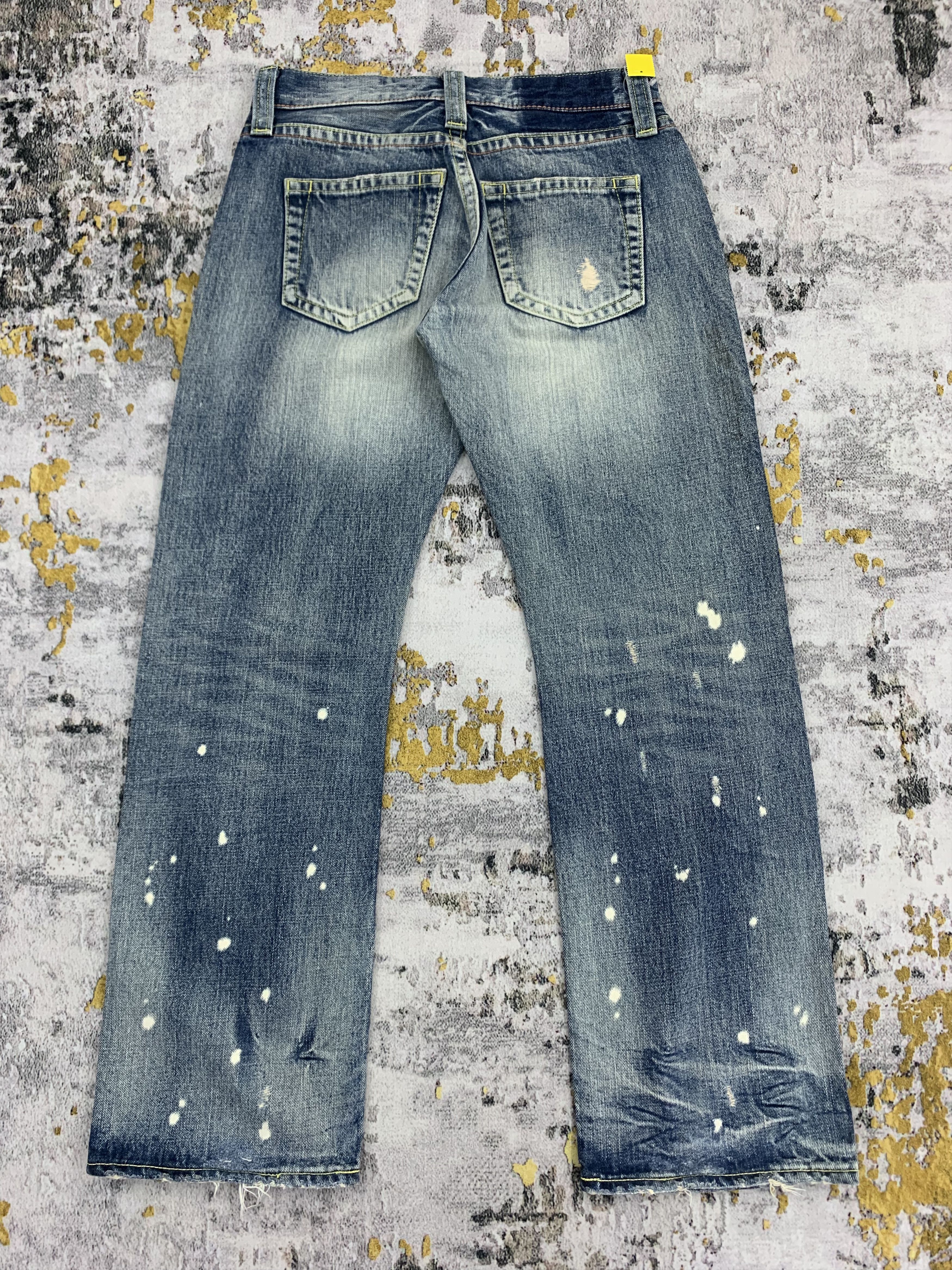 Japanese Brand Coco Lulu Blue Jeans Distressed Denim Pants Size US 29 - 5 Thumbnail