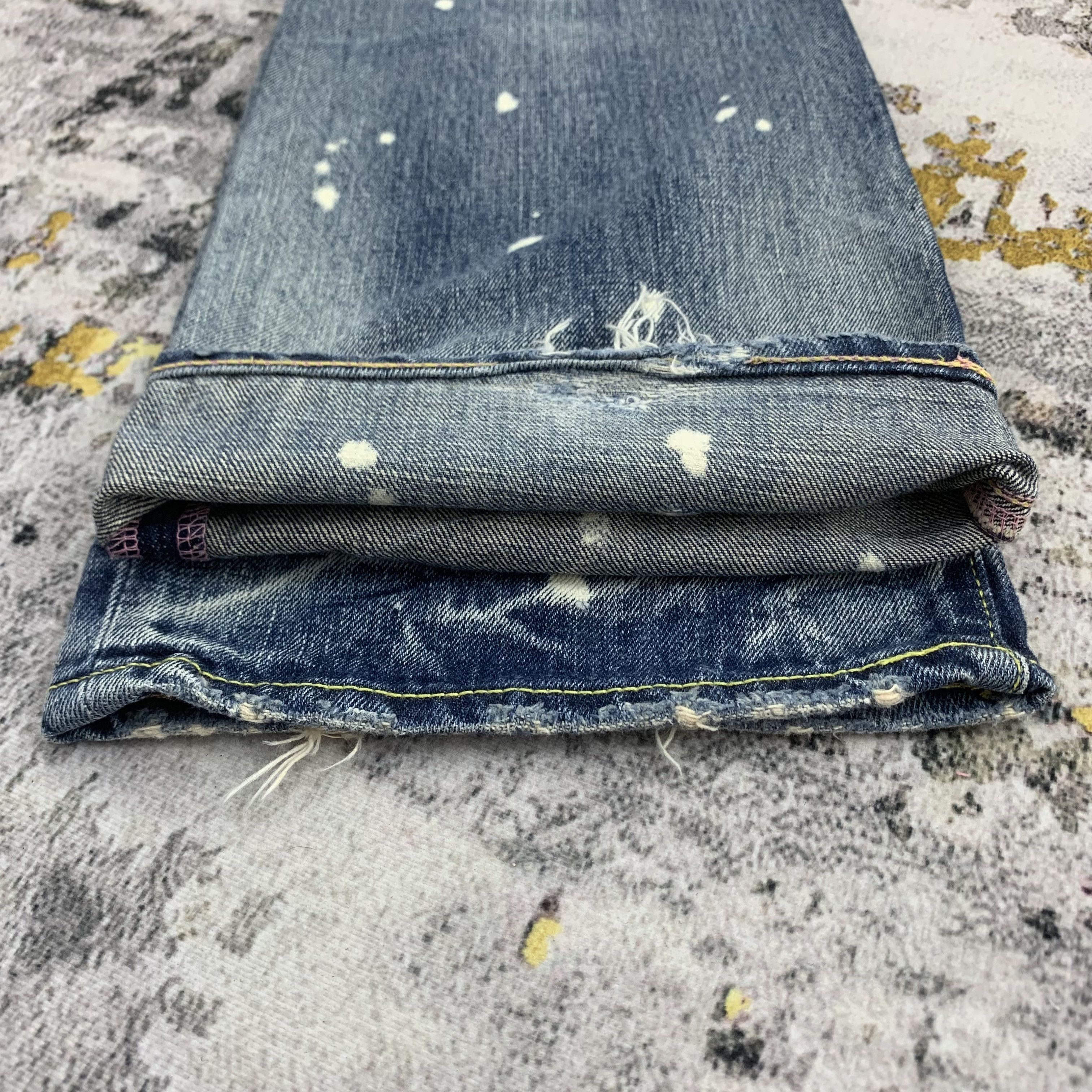 Japanese Brand Coco Lulu Blue Jeans Distressed Denim Pants Size US 29 - 8 Thumbnail