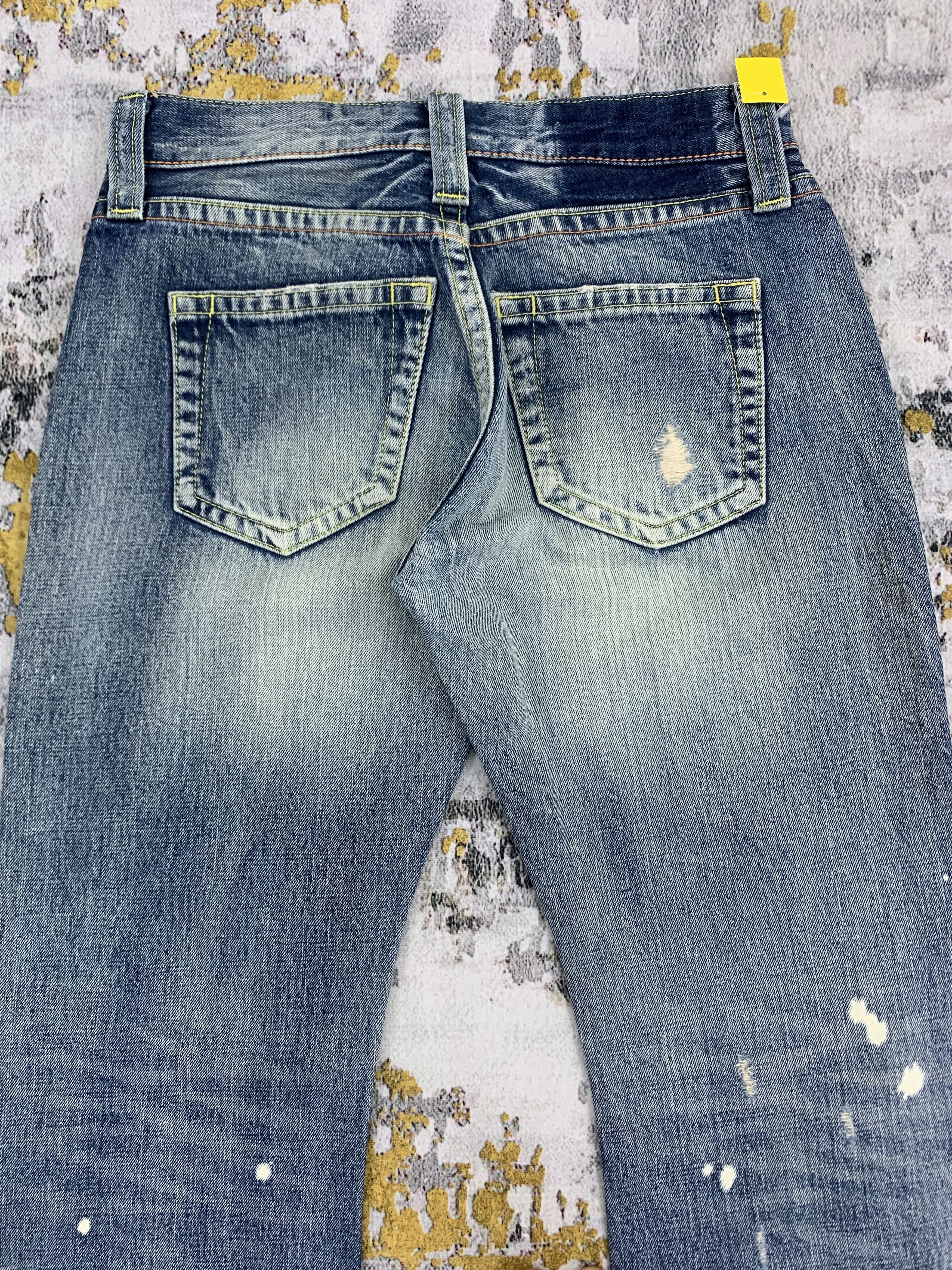 Japanese Brand Coco Lulu Blue Jeans Distressed Denim Pants Size US 29 - 6 Thumbnail