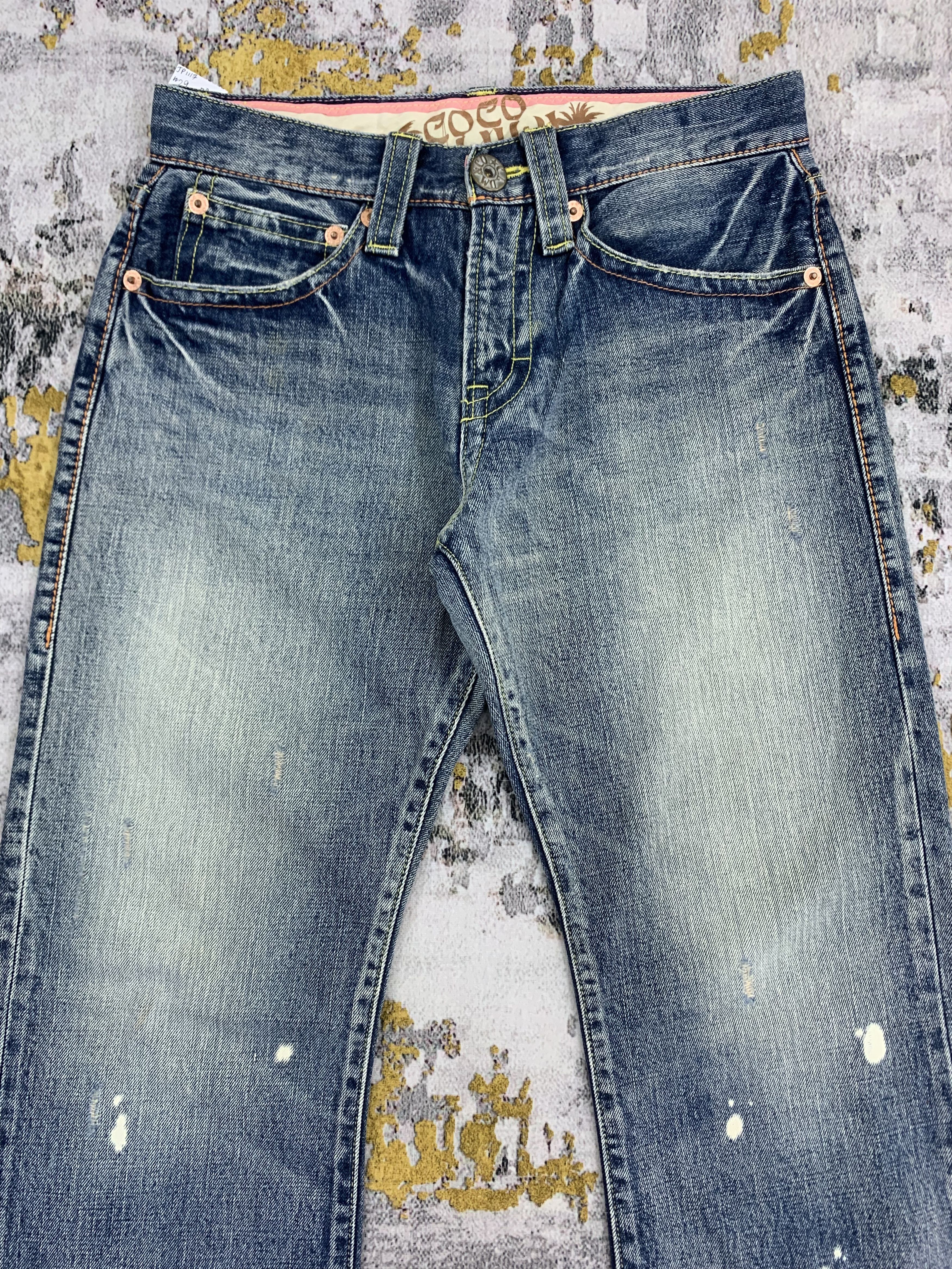 Japanese Brand Coco Lulu Blue Jeans Distressed Denim Pants Size US 29 - 2 Thumbnail