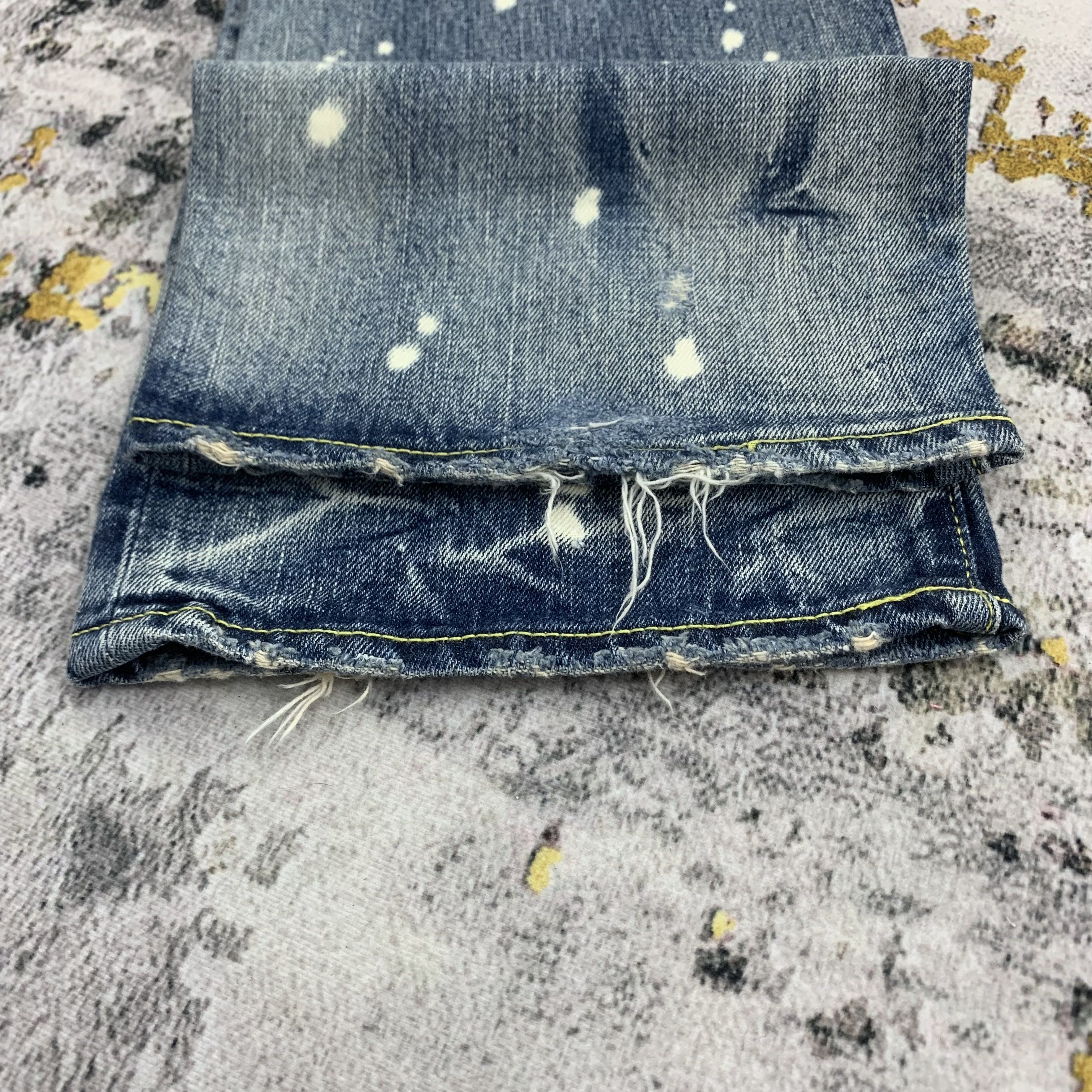 Japanese Brand Coco Lulu Blue Jeans Distressed Denim Pants Size US 29 - 7 Thumbnail