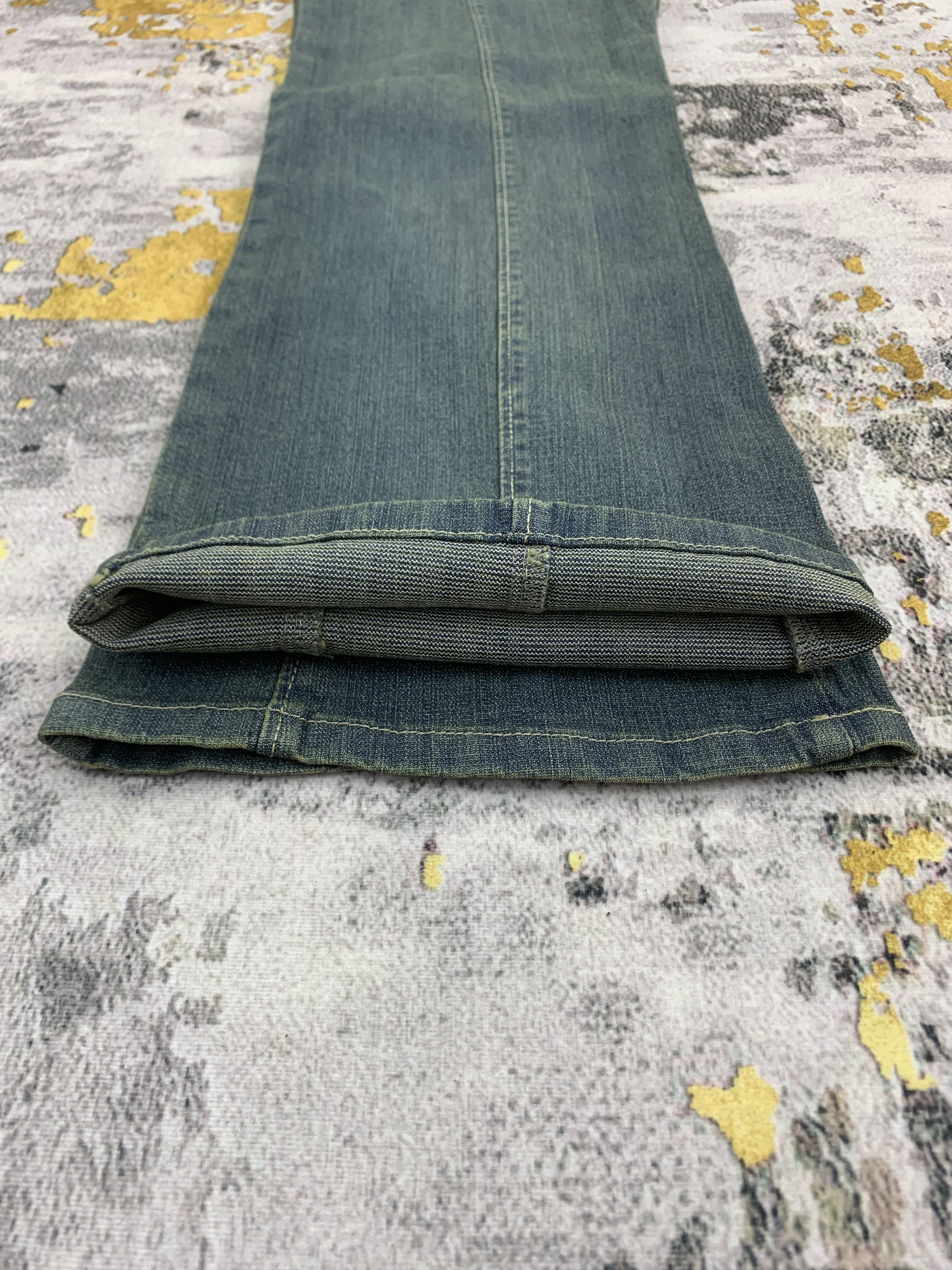 Japanese Brand Flared Jeans Bush Pants Denim Size US 27 - 7 Thumbnail