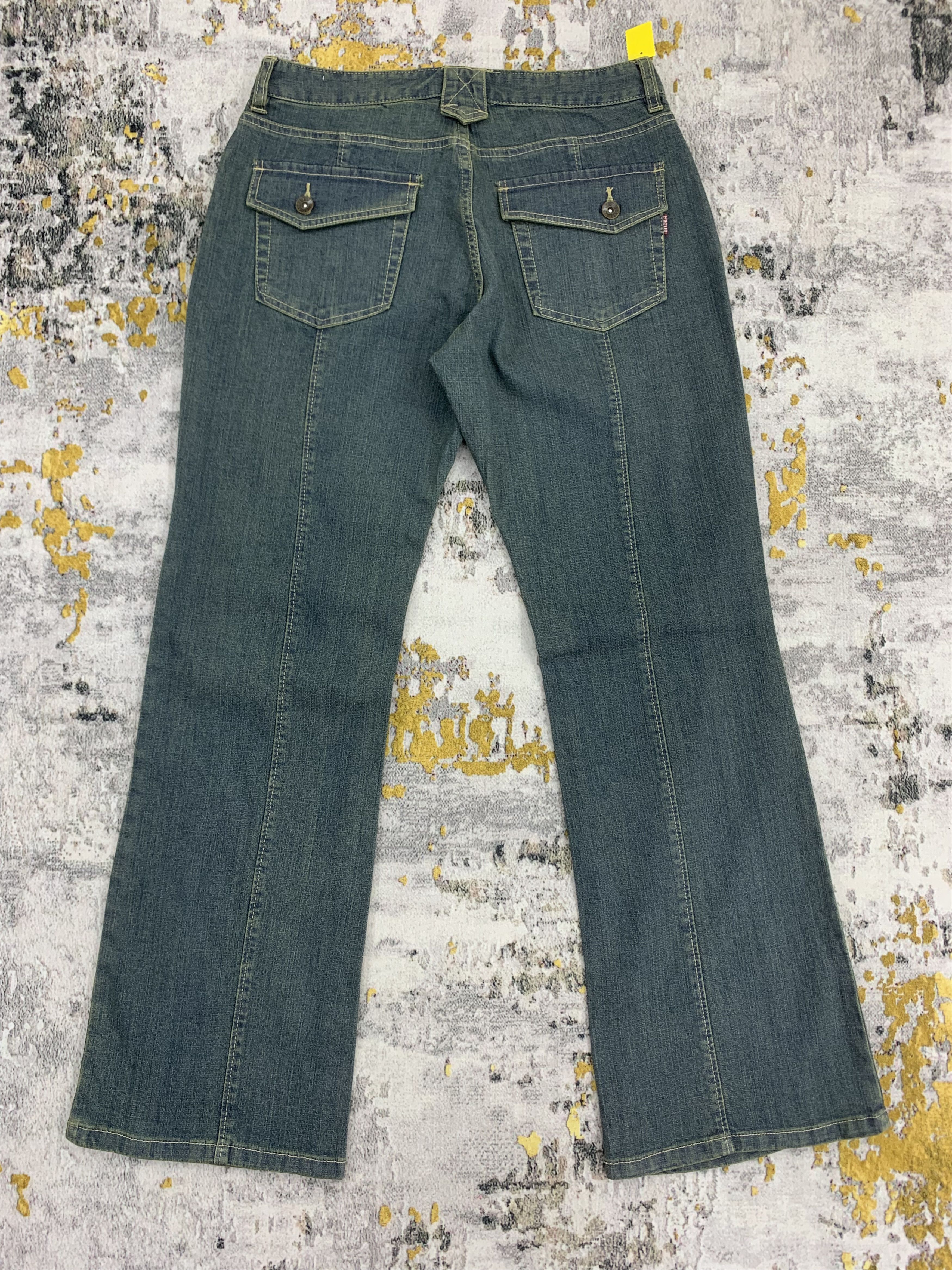 Japanese Brand Flared Jeans Bush Pants Denim Size US 27 - 4 Thumbnail