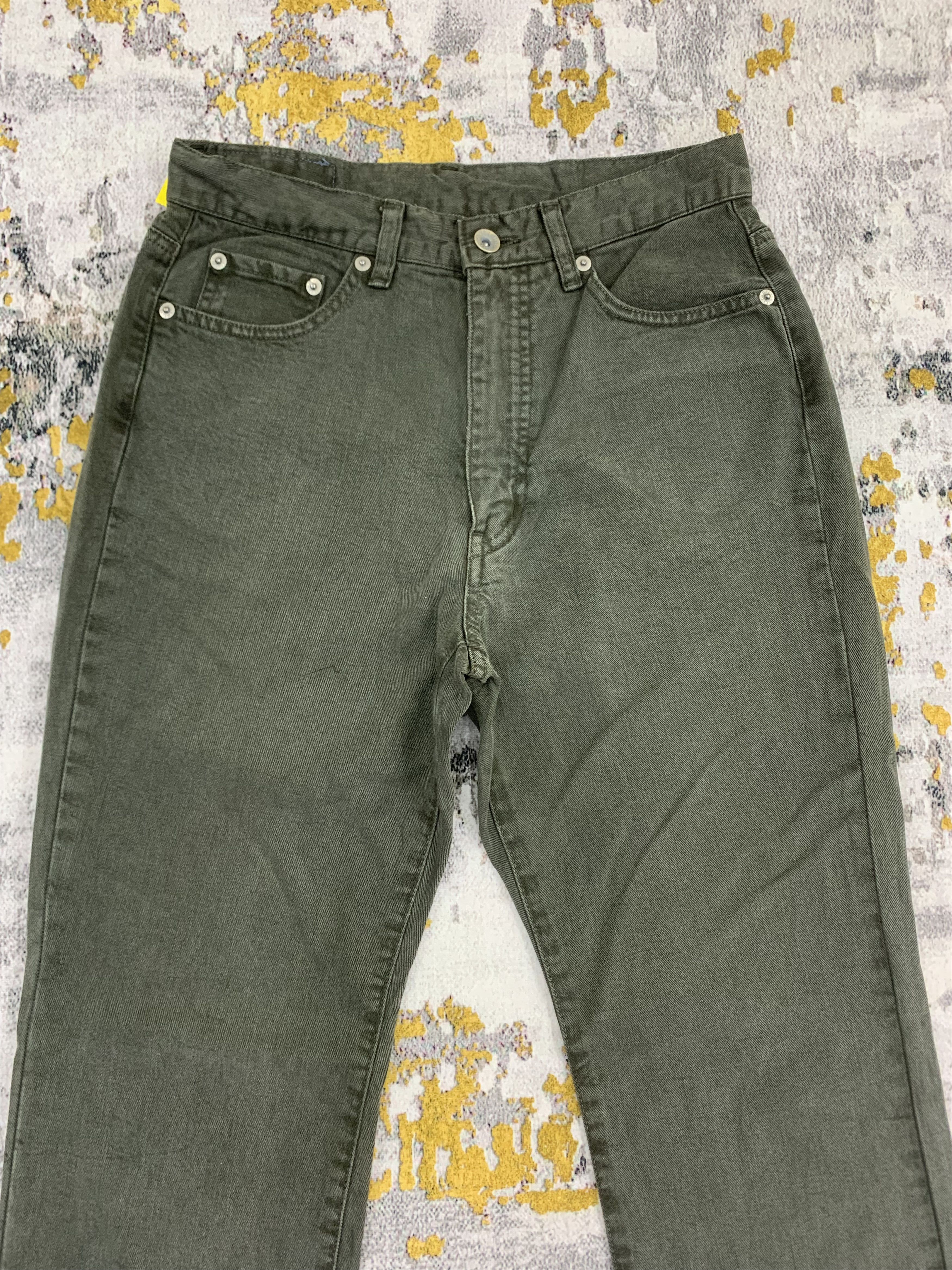 Japanese Brand Flared Black Denim Sweet Camel Pants Size US 26 / EU 42 - 2 Thumbnail