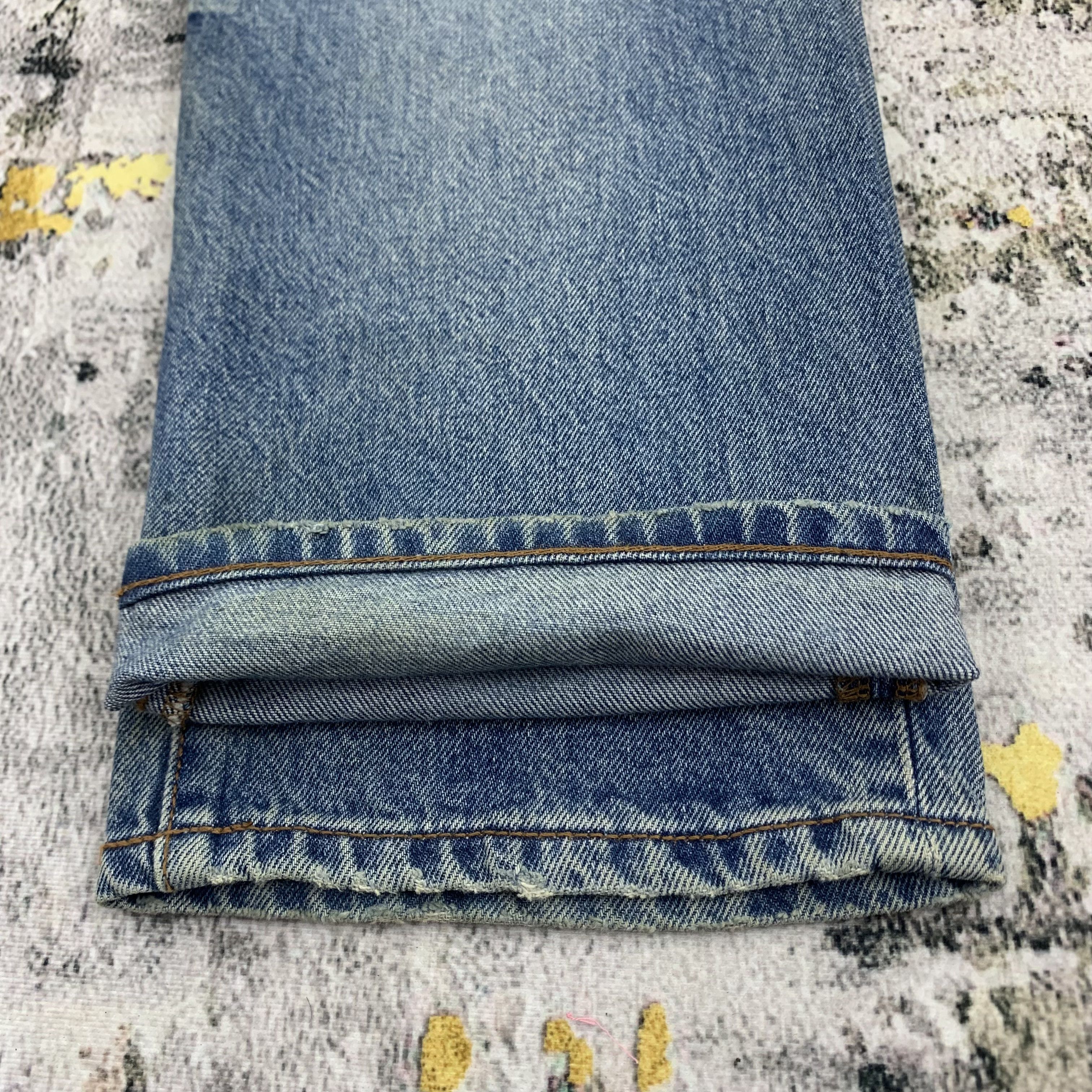 Japanese Brand Distressed Denim Blue Jeans Ripped Pants Size US 34 / EU 50 - 8 Thumbnail