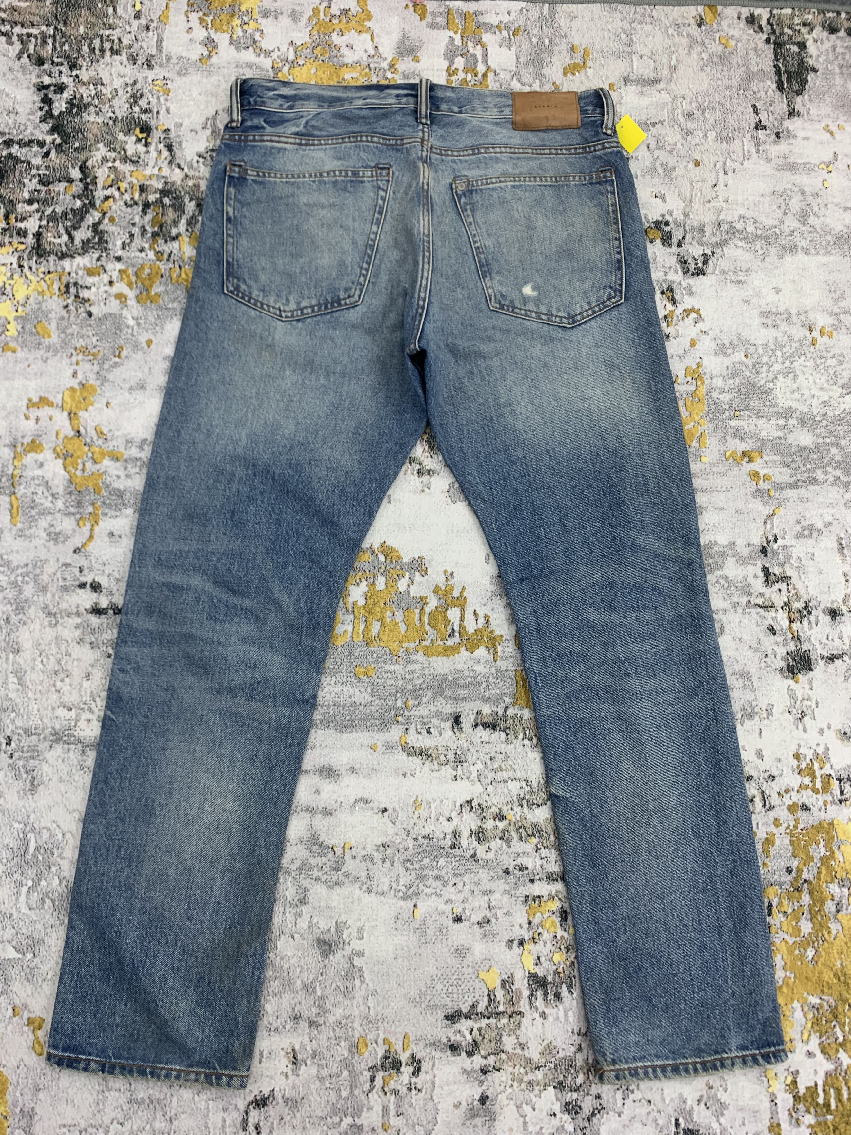 Japanese Brand Distressed Denim Blue Jeans Ripped Pants Size US 34 / EU 50 - 5 Thumbnail