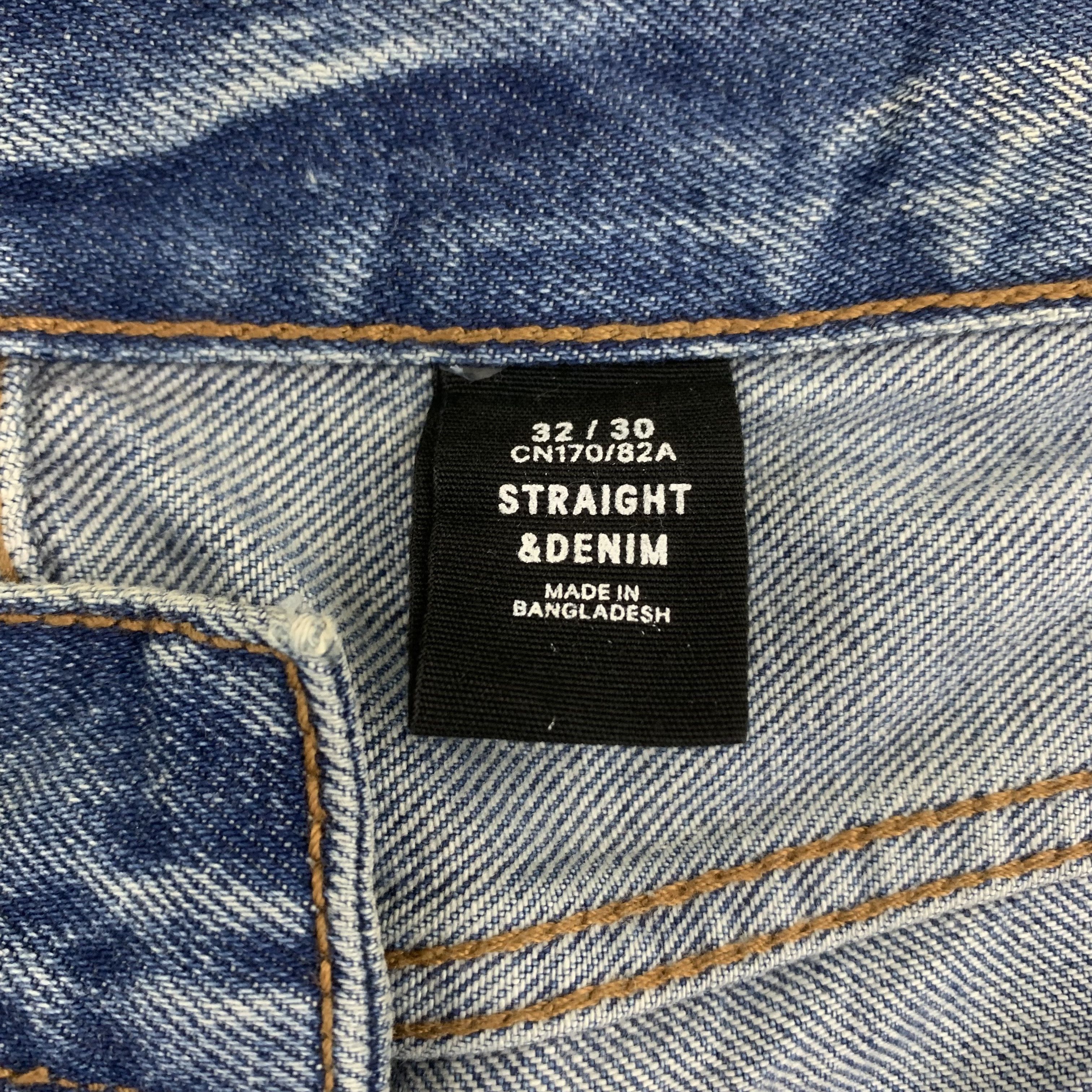 Japanese Brand Distressed Denim Blue Jeans Ripped Pants Size US 34 / EU 50 - 4 Thumbnail