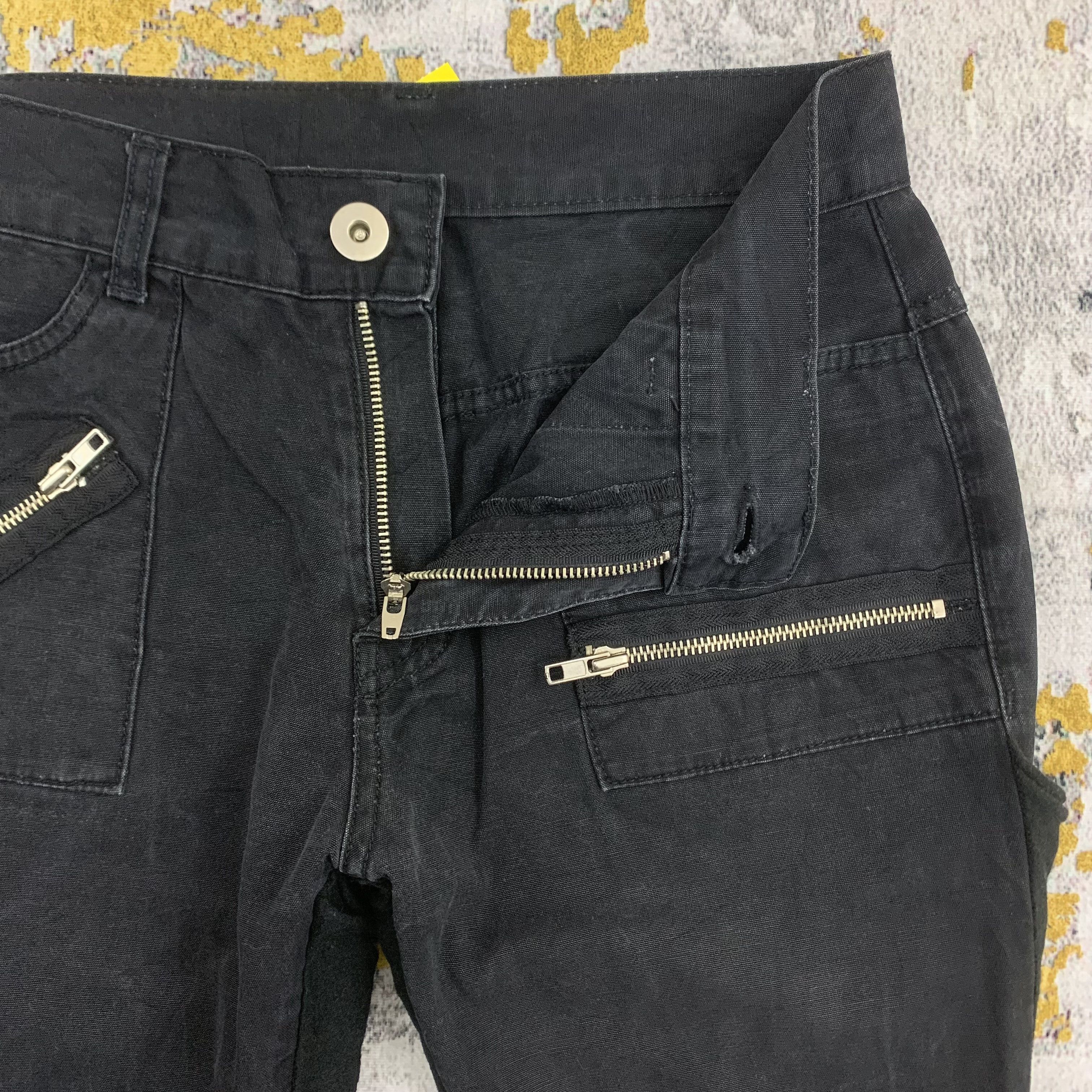 Japanese Brand Bondage Bush Pants Black Plaid Multipocket Size US 28 / EU 44 - 4 Thumbnail