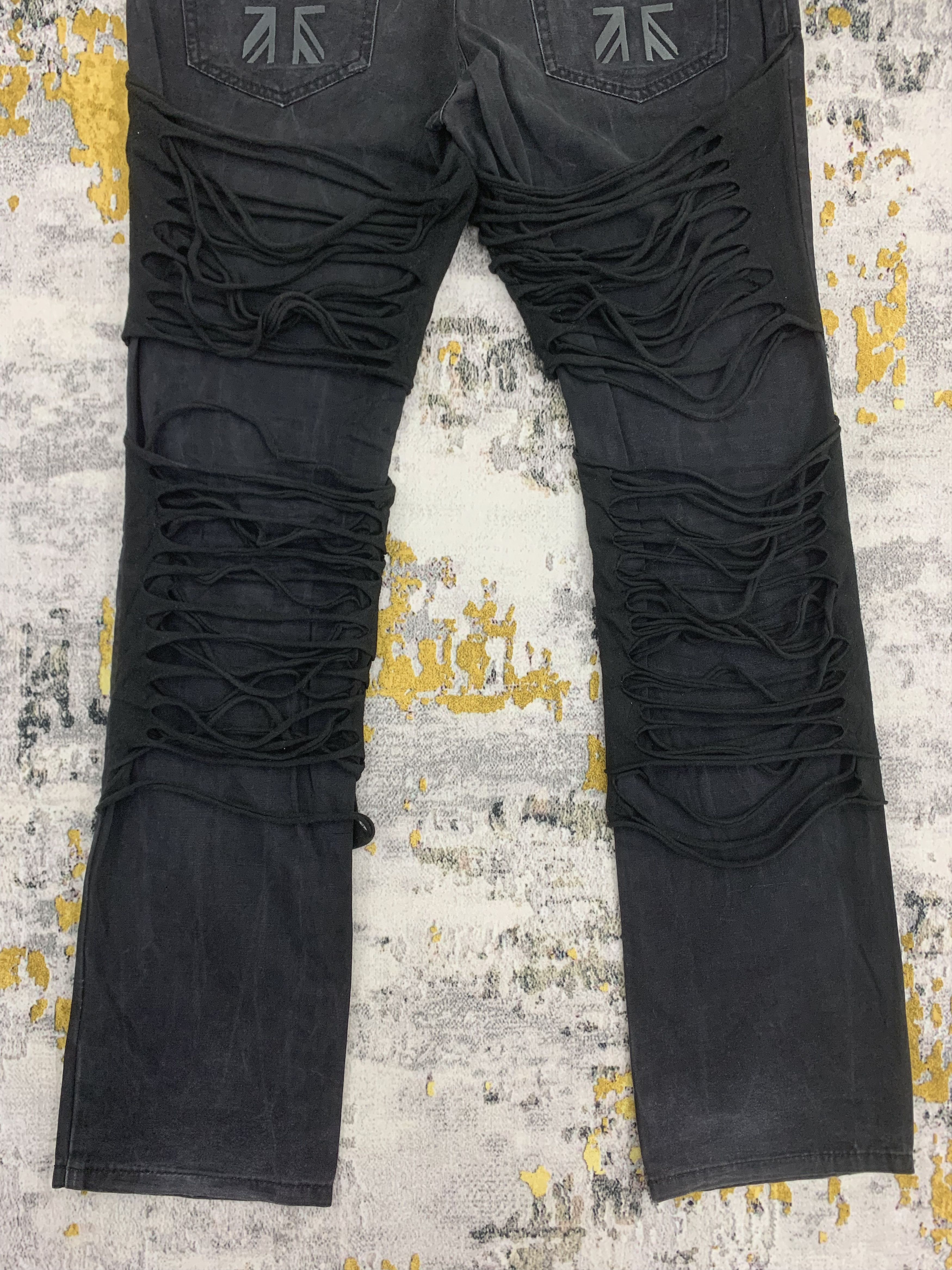 Japanese Brand Bondage Bush Pants Black Plaid Multipocket Size US 28 / EU 44 - 6 Thumbnail
