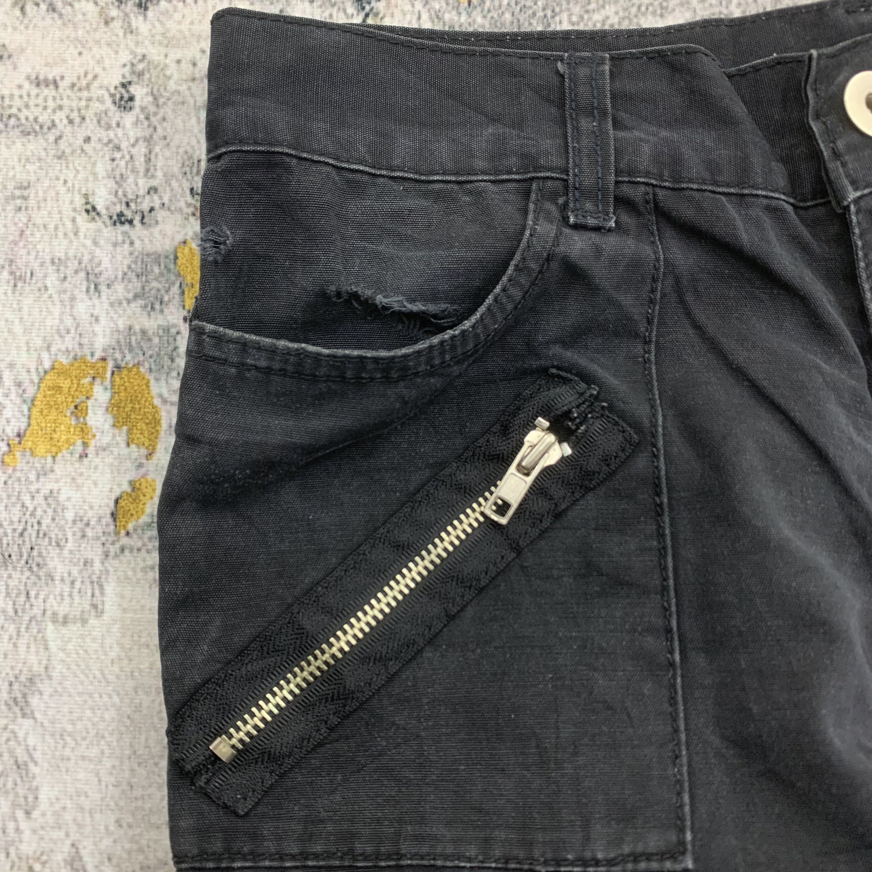 Japanese Brand Bondage Bush Pants Black Plaid Multipocket Size US 28 / EU 44 - 8 Thumbnail