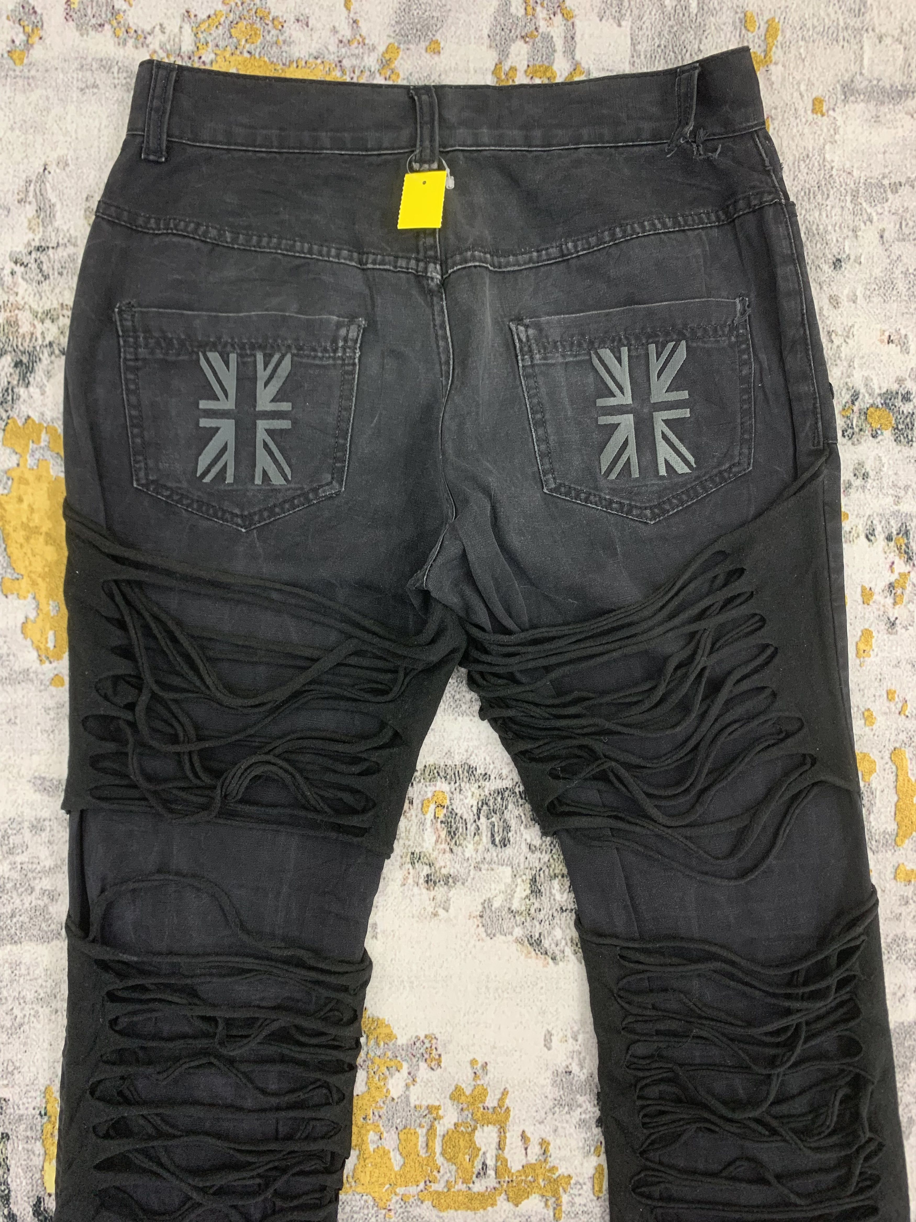 Japanese Brand Bondage Bush Pants Black Plaid Multipocket Size US 28 / EU 44 - 5 Thumbnail