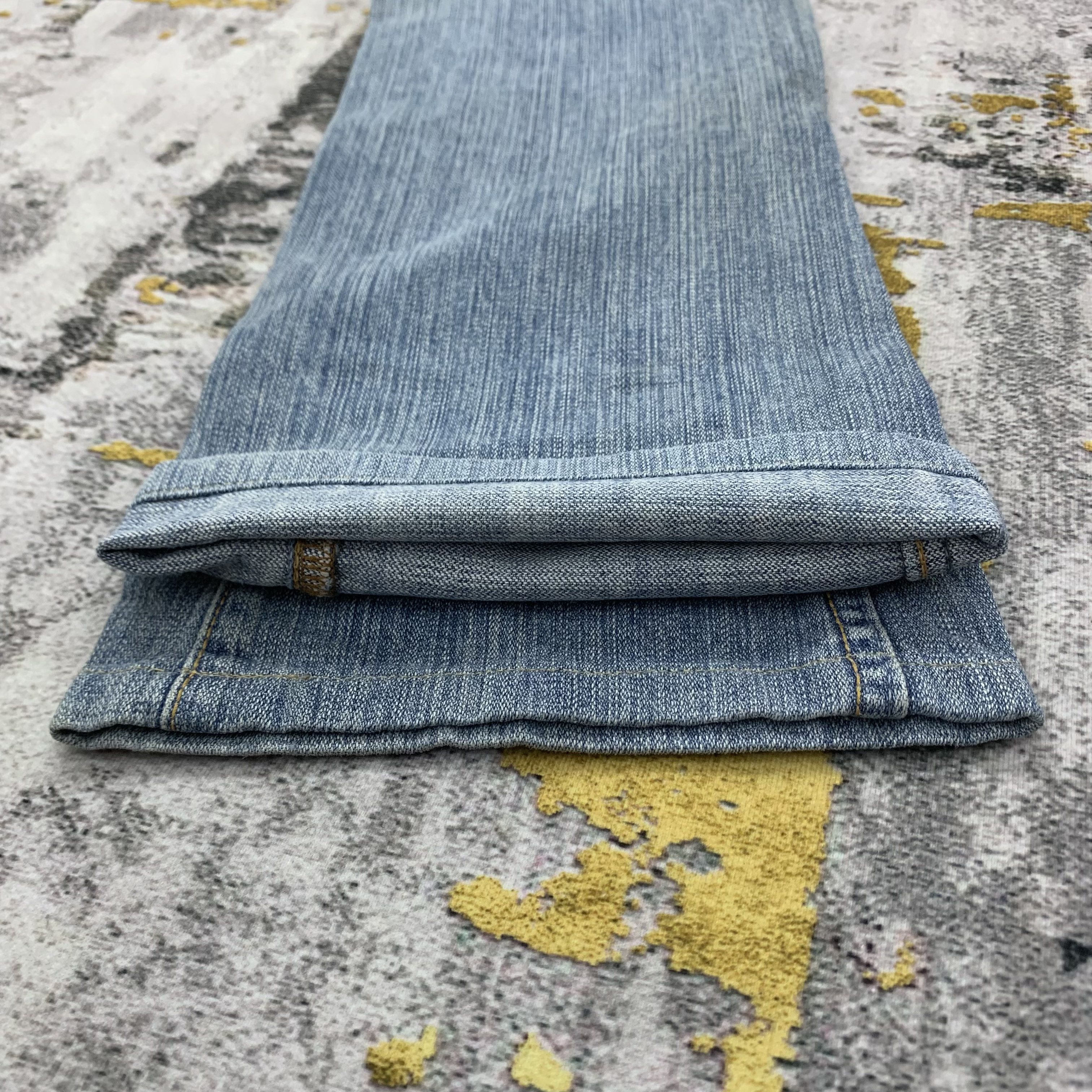 Japanese Brand Flared Denim Brappers Blue Jeans Distressed Size US 29 - 8 Thumbnail