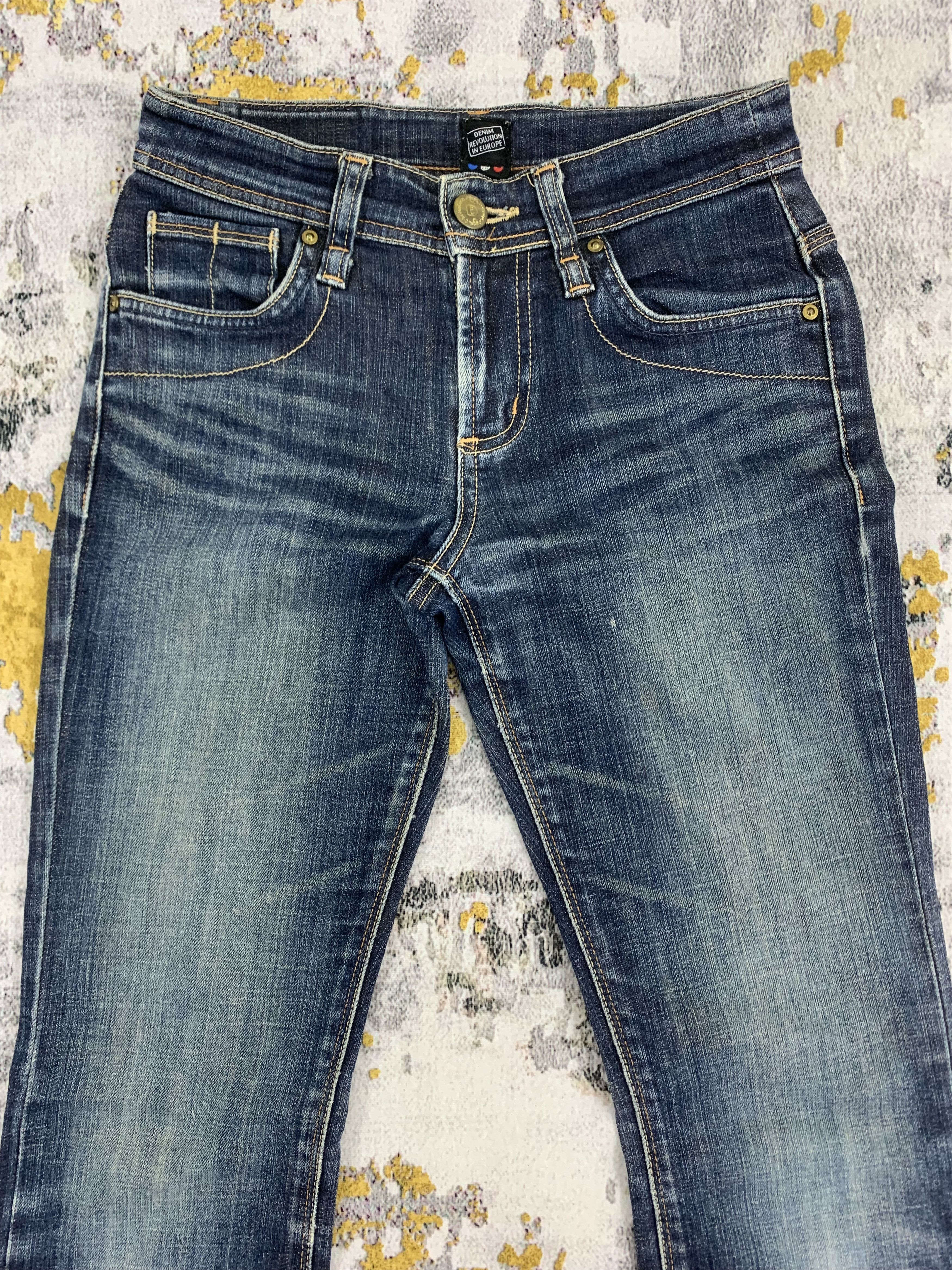 Japanese Brand Flared Jeans G-Seventeen Denim Womenswear size 25 Size 26" / US 2 / IT 38 - 2 Thumbnail