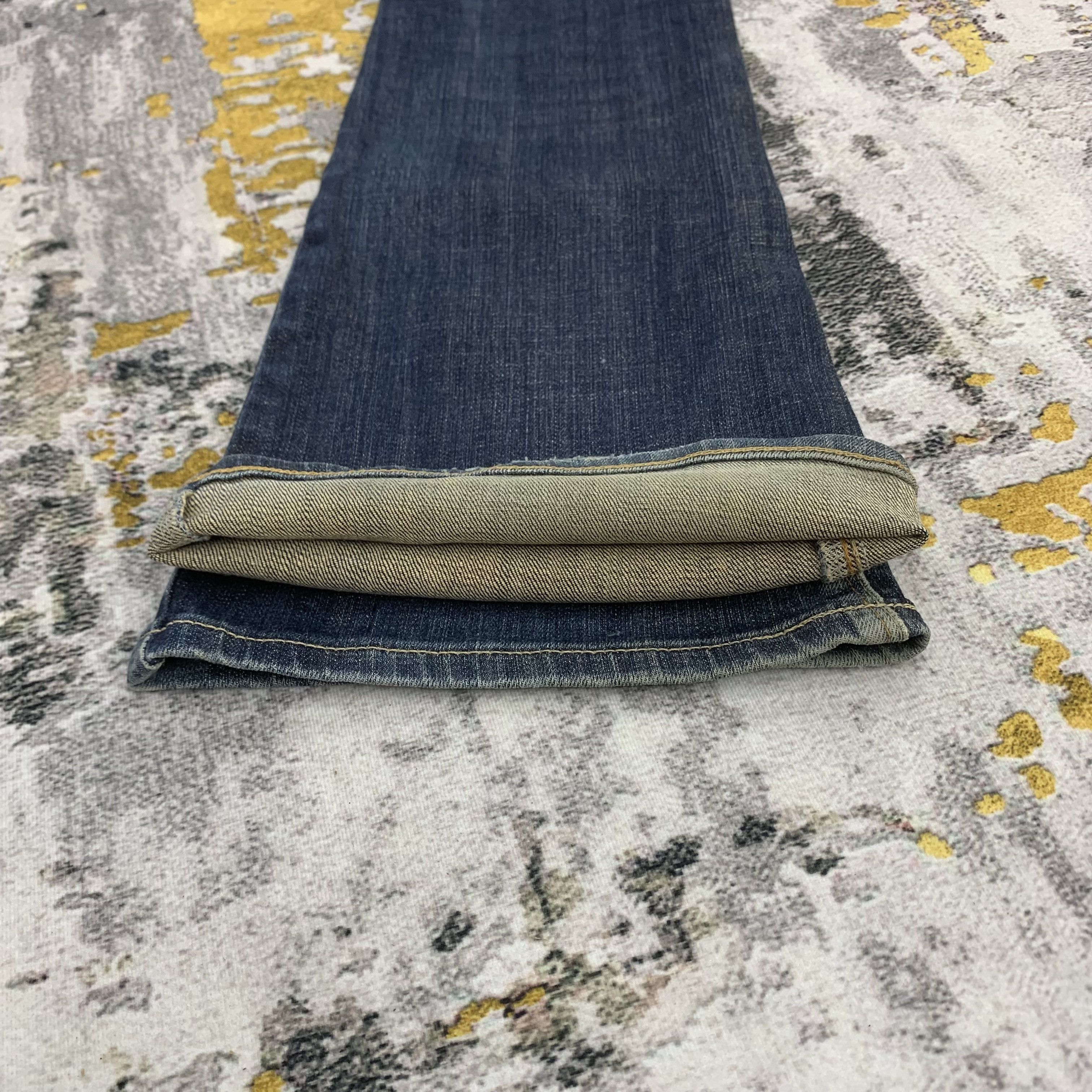 Japanese Brand Flared Jeans G-Seventeen Denim Womenswear size 25 Size 26" / US 2 / IT 38 - 9 Thumbnail