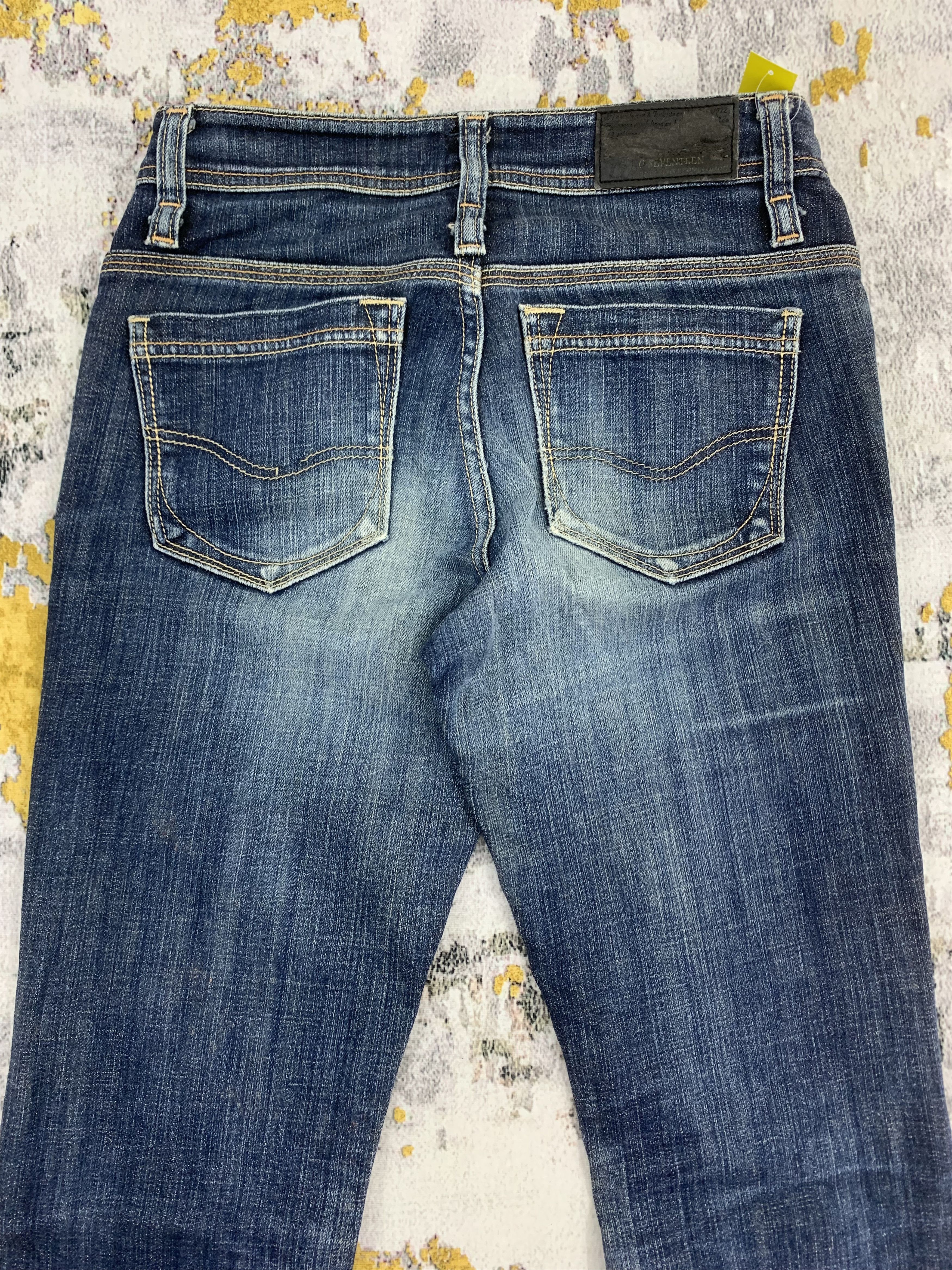 Japanese Brand Flared Jeans G-Seventeen Denim Womenswear size 25 Size 26" / US 2 / IT 38 - 6 Thumbnail