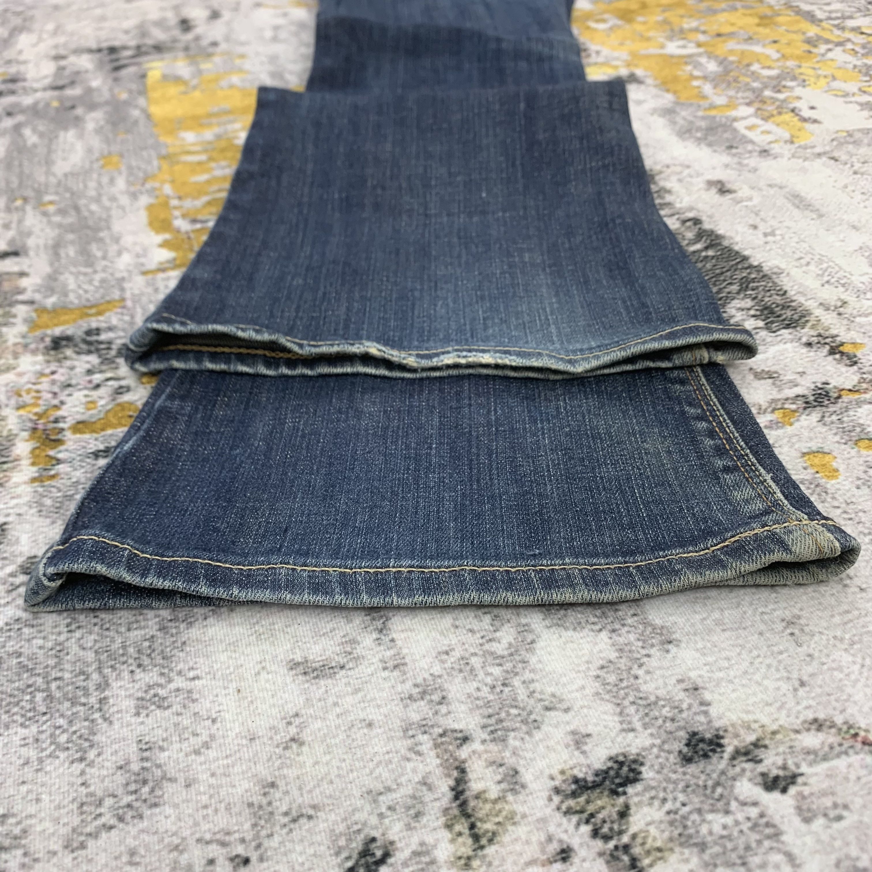 Japanese Brand Flared Jeans G-Seventeen Denim Womenswear size 25 Size 26" / US 2 / IT 38 - 8 Thumbnail