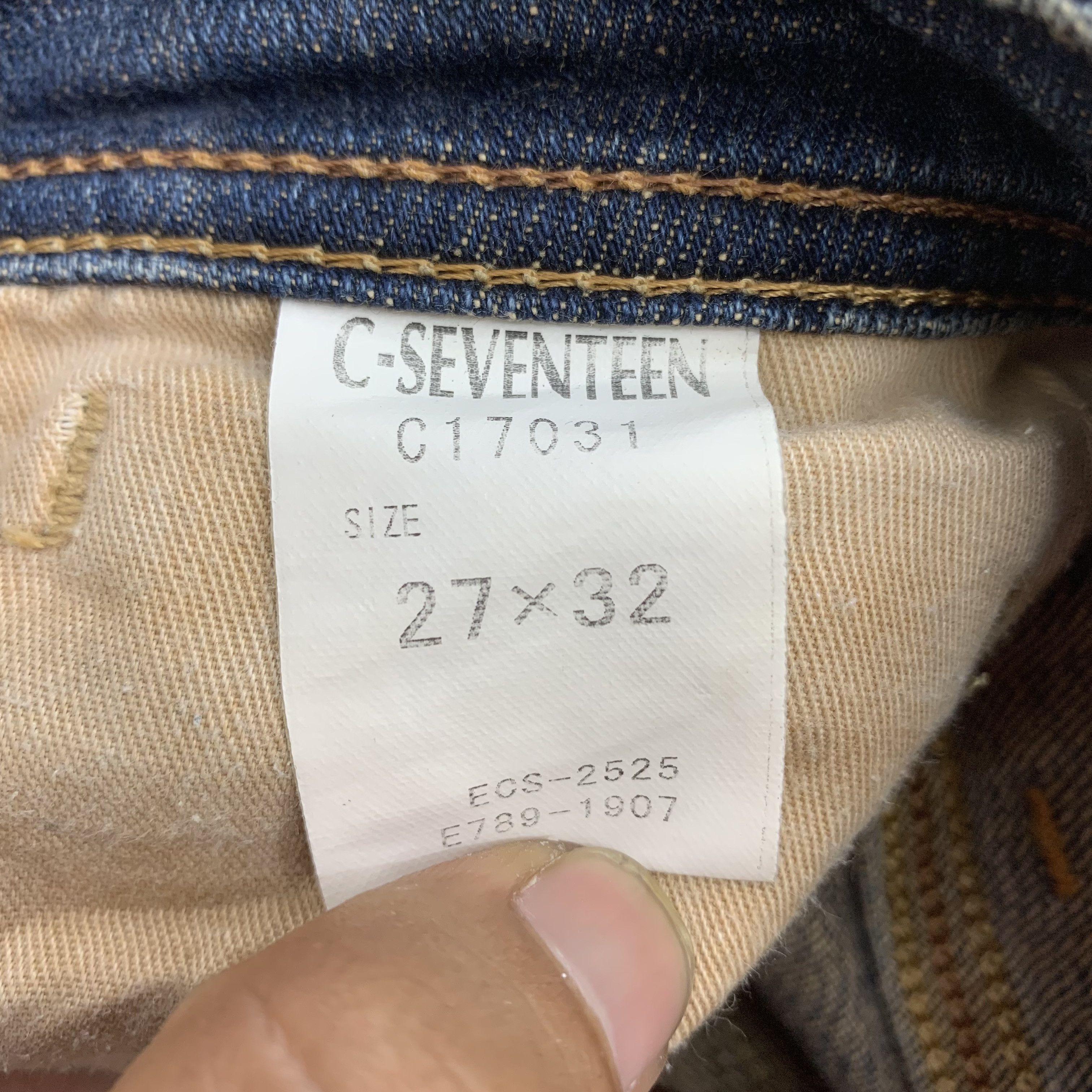 Japanese Brand Flared Jeans G-Seventeen Denim Womenswear size 25 Size 26" / US 2 / IT 38 - 10 Thumbnail