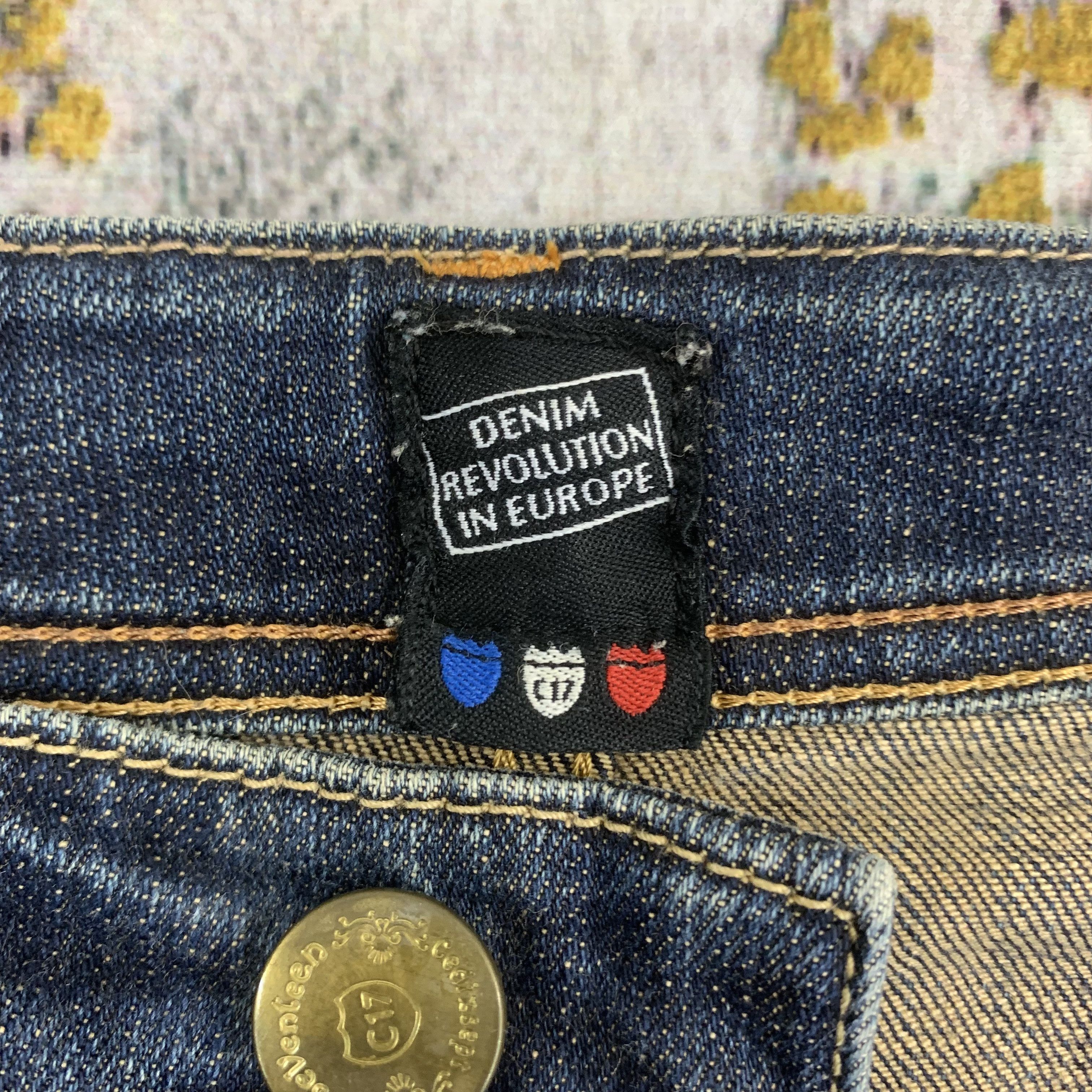 Japanese Brand Flared Jeans G-Seventeen Denim Womenswear size 25 Size 26" / US 2 / IT 38 - 4 Thumbnail