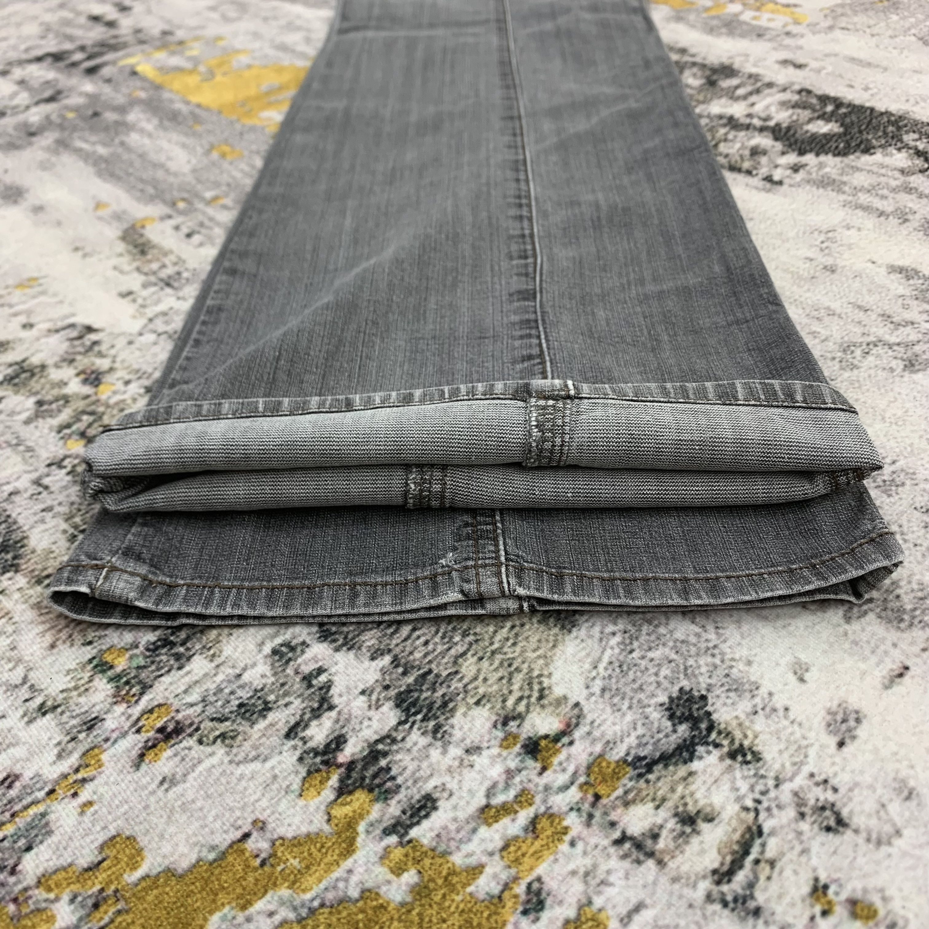 Japanese Brand Vintage Black Flared Jeans Comron Distressed Denim Size US 26 / EU 42 - 6 Thumbnail
