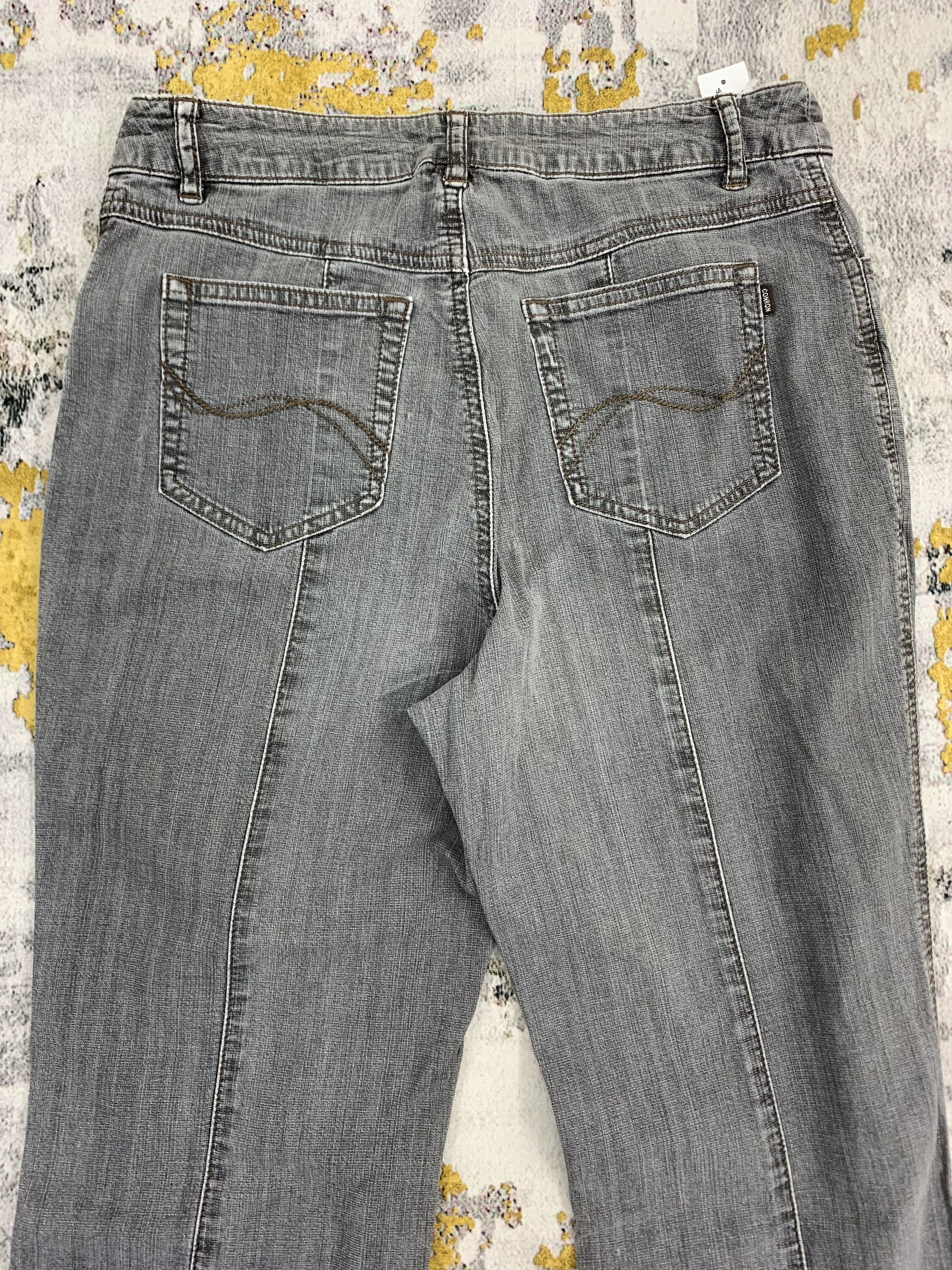 Japanese Brand Vintage Black Flared Jeans Comron Distressed Denim Size US 26 / EU 42 - 5 Thumbnail