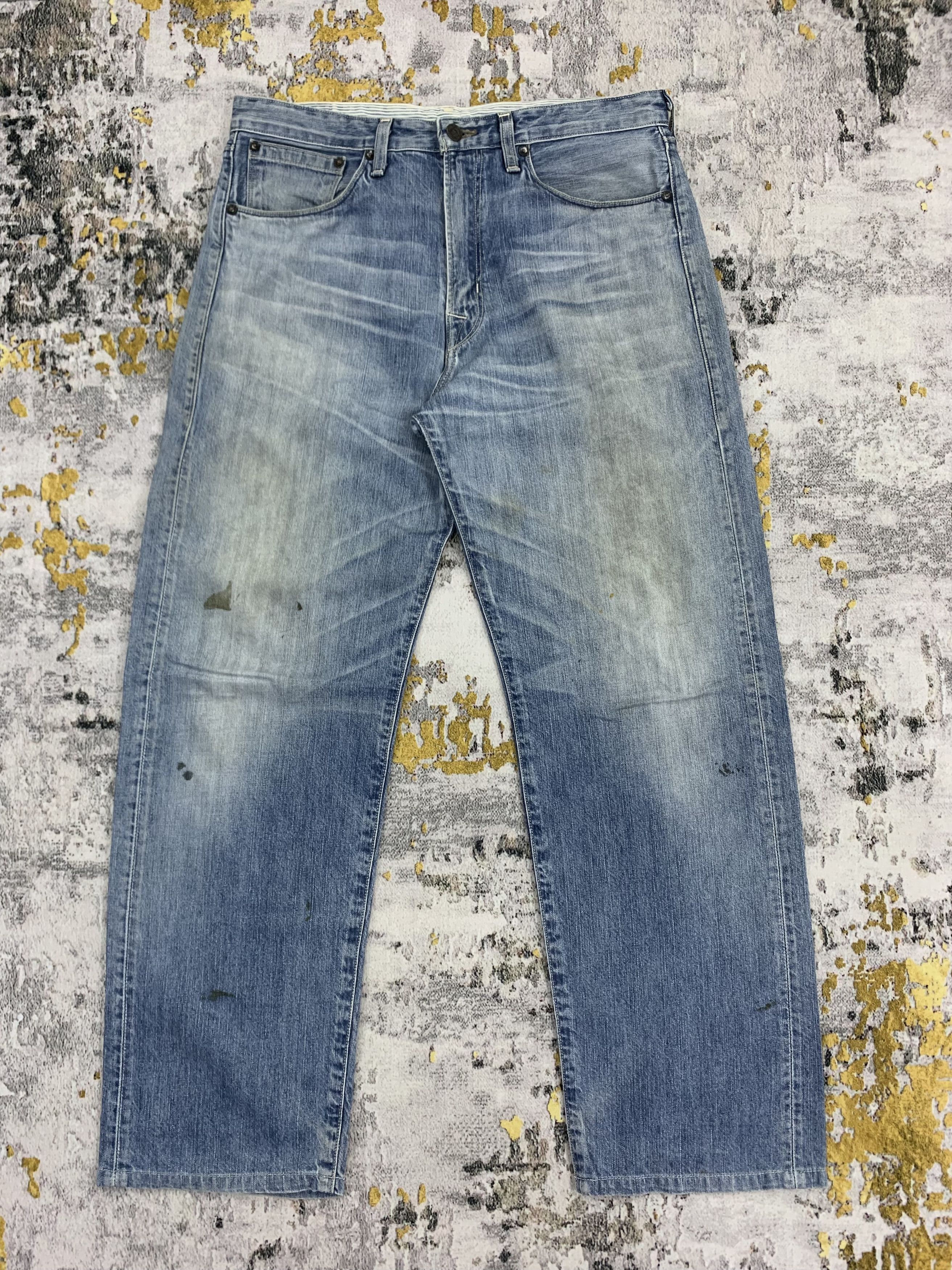 Levi's × Levi's Vintage Clothing Vintage Levi's 203 Light Blue Denim Dirty Jeans Size US 32 / EU 48 - 1 Thumbnail