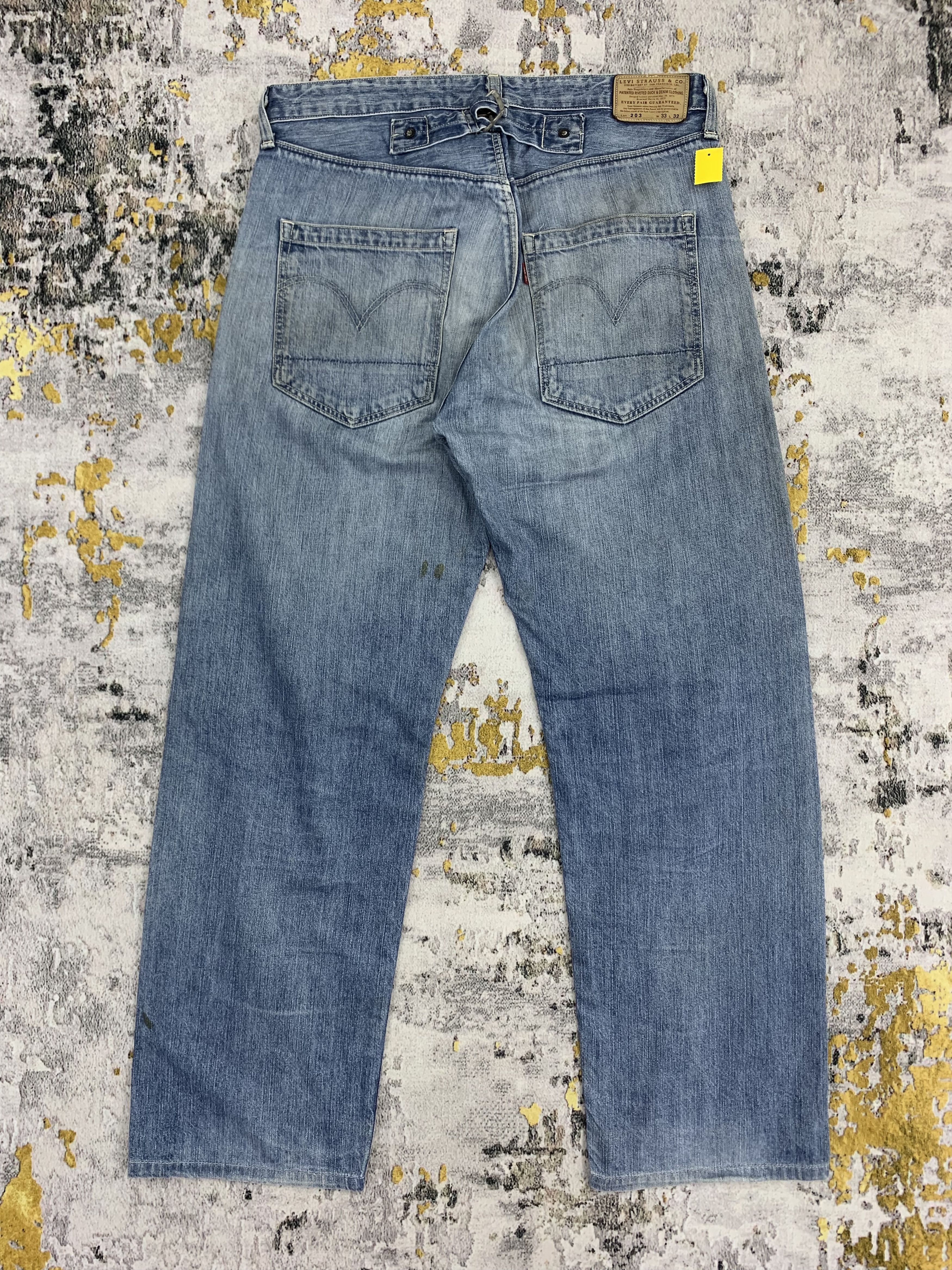 Levi's × Levi's Vintage Clothing Vintage Levi's 203 Light Blue Denim Dirty Jeans Size US 32 / EU 48 - 5 Thumbnail
