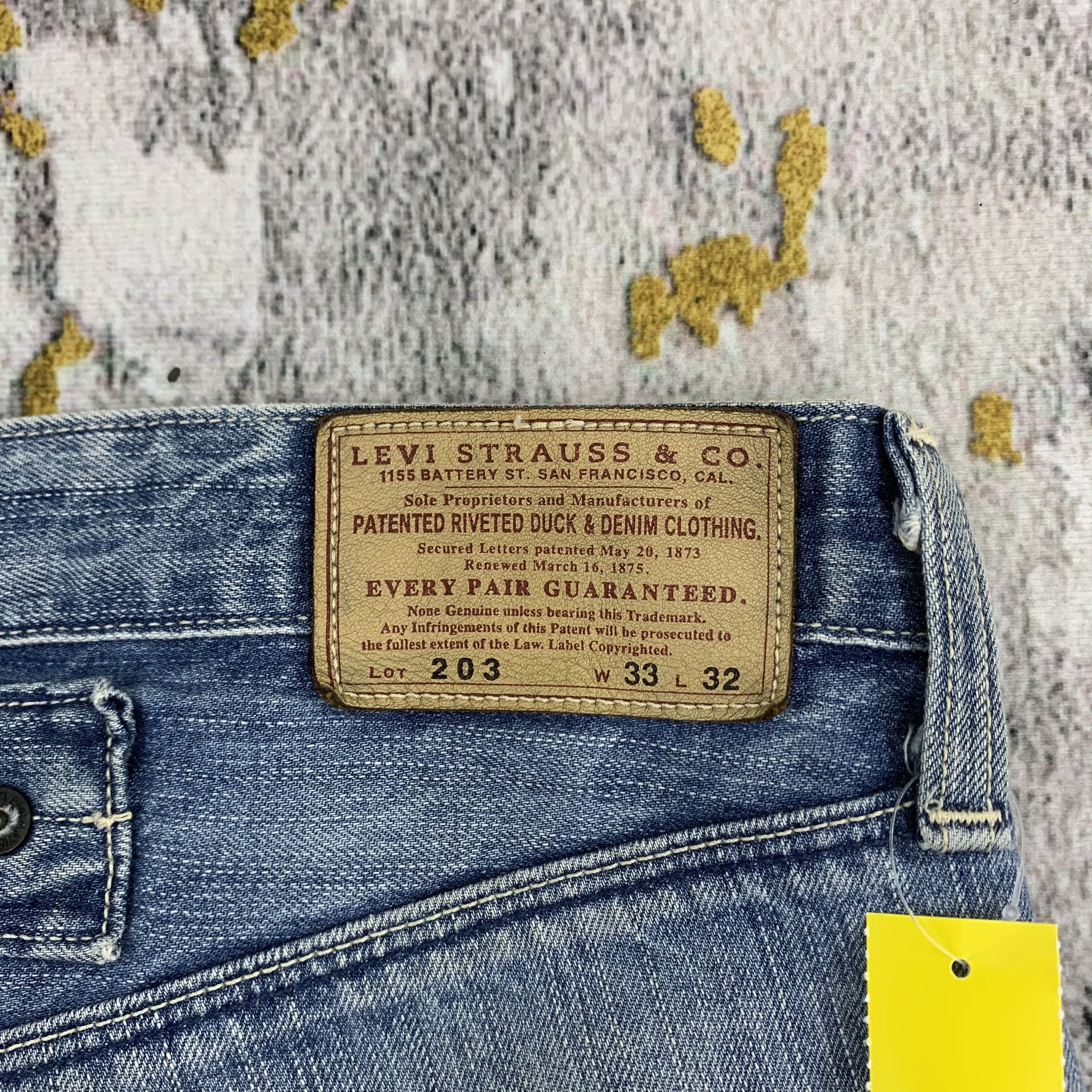 Levi's × Levi's Vintage Clothing Vintage Levi's 203 Light Blue Denim Dirty Jeans Size US 32 / EU 48 - 7 Thumbnail