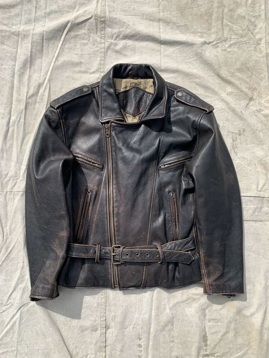 Vintage indian clearance motorcycle leather jacket