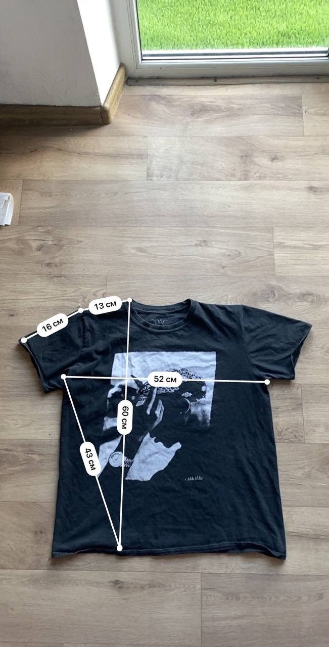 Rap Tees 2PAC vintage VERY RARE BOXY TEE Size US M / EU 48-50 / 2 - 6 Thumbnail