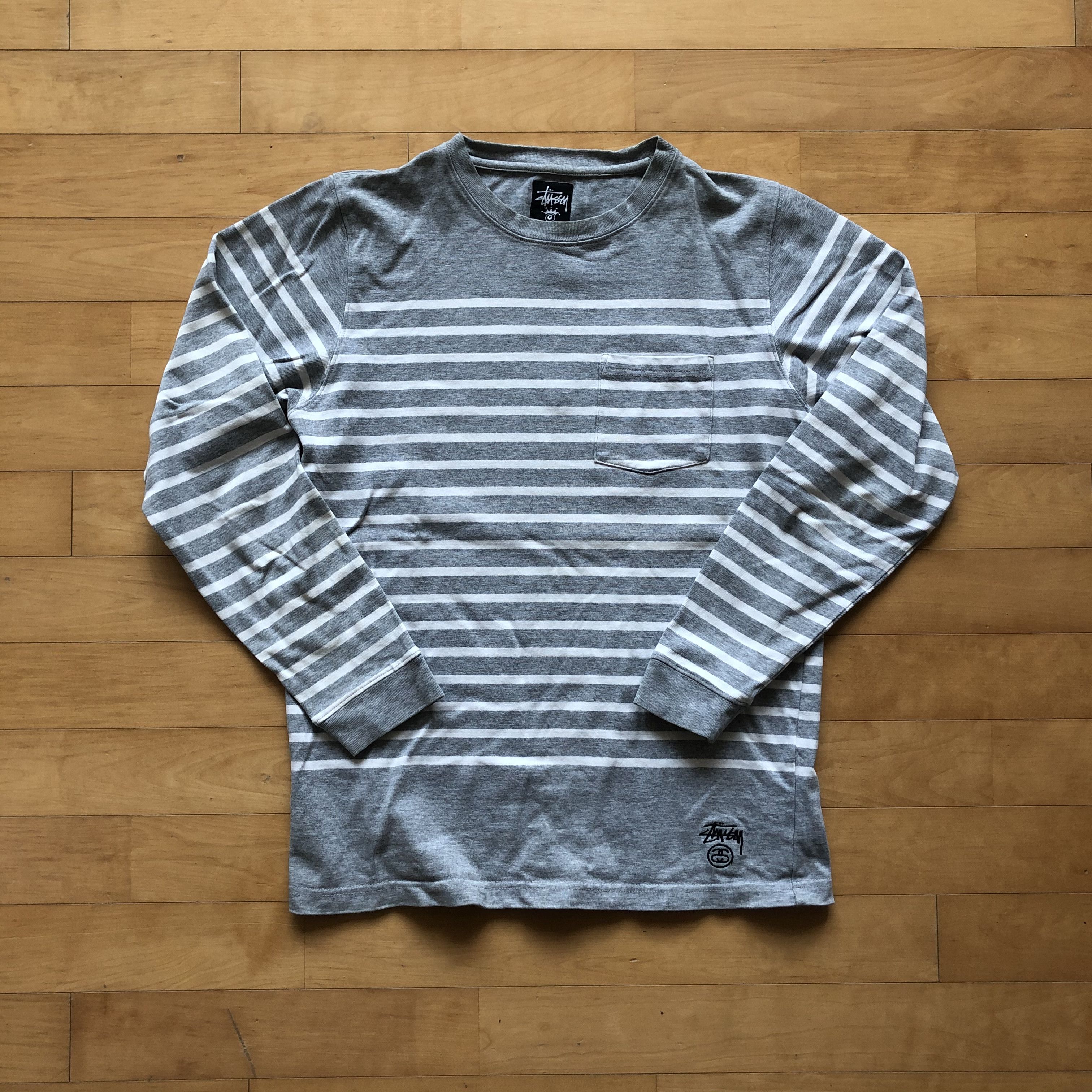 Stussy Stussy L/S Striped Shirt | Grailed