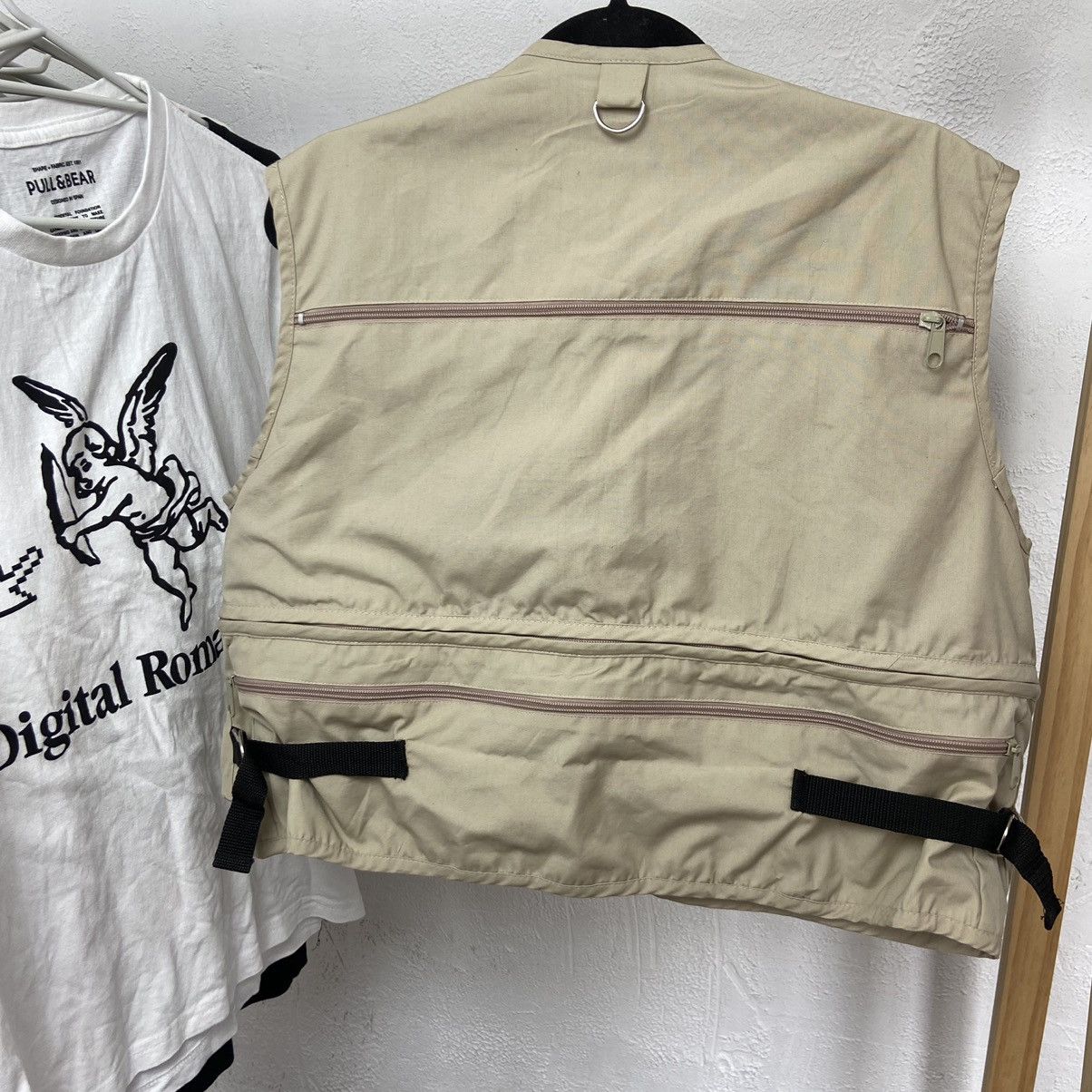 Japanese Brand 90s BAGGY ARCHIVE MULTIPOCKET UTILITY BONDAGE VEST - № 2032 Size US M / EU 48-50 / 2 - 3 Thumbnail