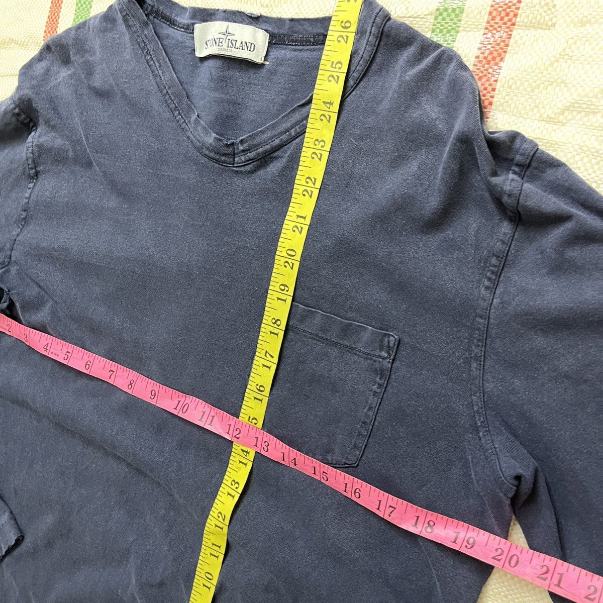 Stone Island × Vintage Distressed Vintage Stone Island Long Sleeve TShirt Size US L / EU 52-54 / 3 - 3 Thumbnail