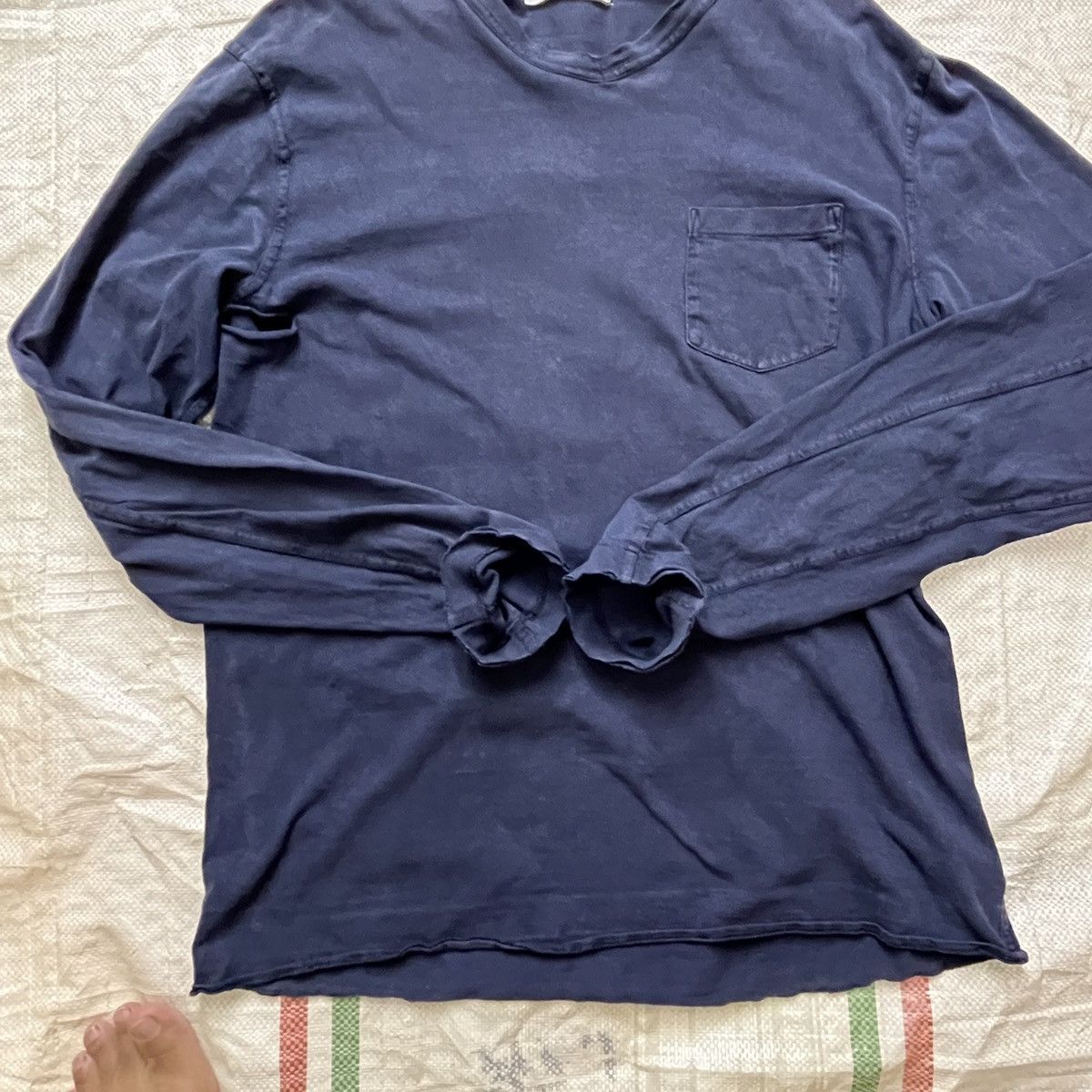 Stone Island × Vintage Distressed Vintage Stone Island Long Sleeve TShirt Size US L / EU 52-54 / 3 - 13 Thumbnail