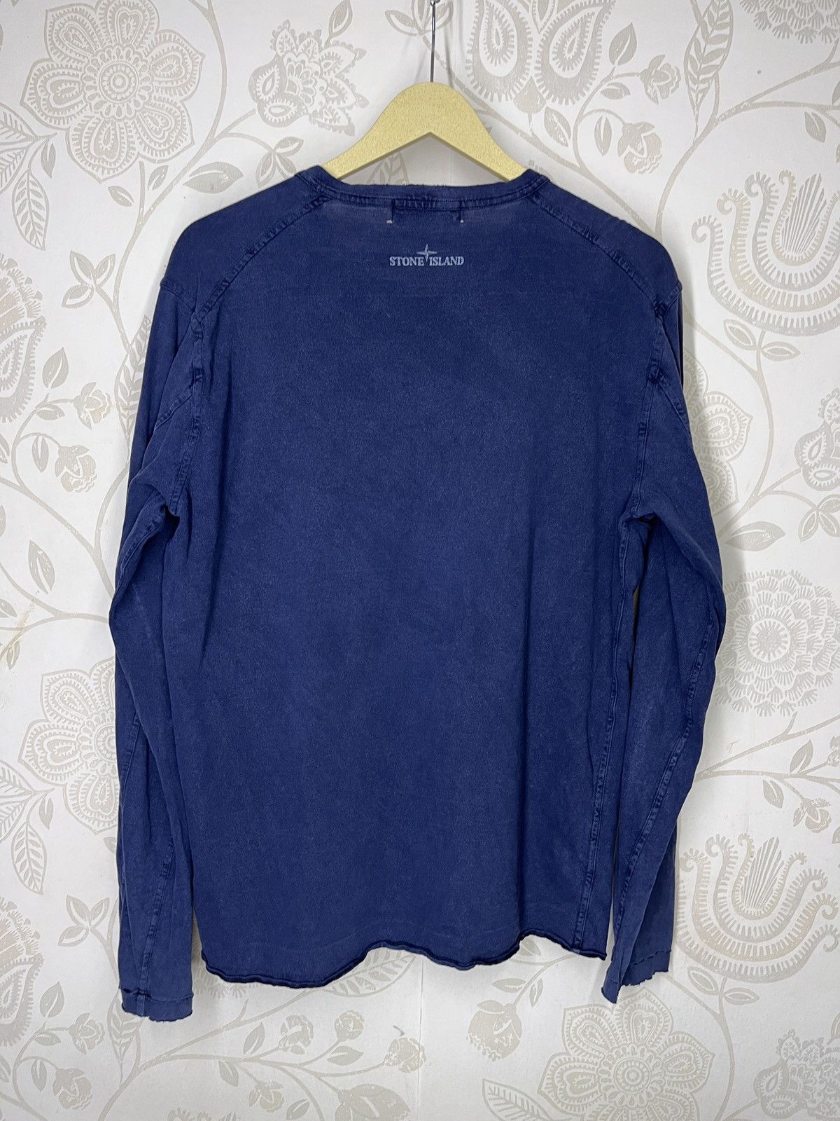 Stone Island × Vintage Distressed Vintage Stone Island Long Sleeve TShirt Size US L / EU 52-54 / 3 - 2 Thumbnail