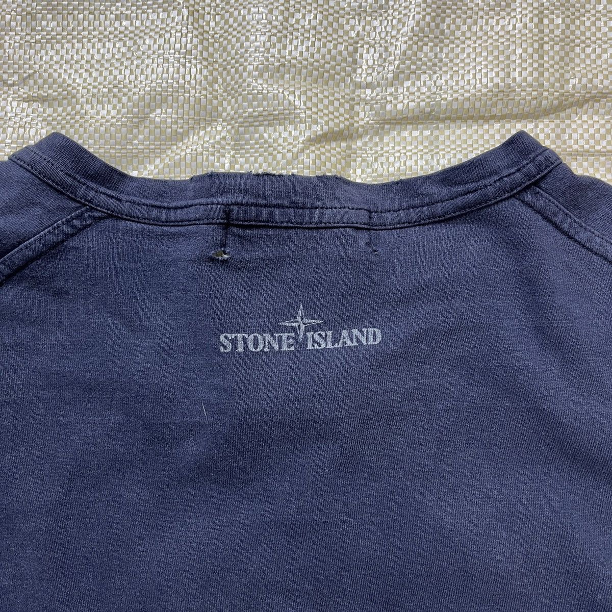 Stone Island × Vintage Distressed Vintage Stone Island Long Sleeve TShirt Size US L / EU 52-54 / 3 - 19 Thumbnail