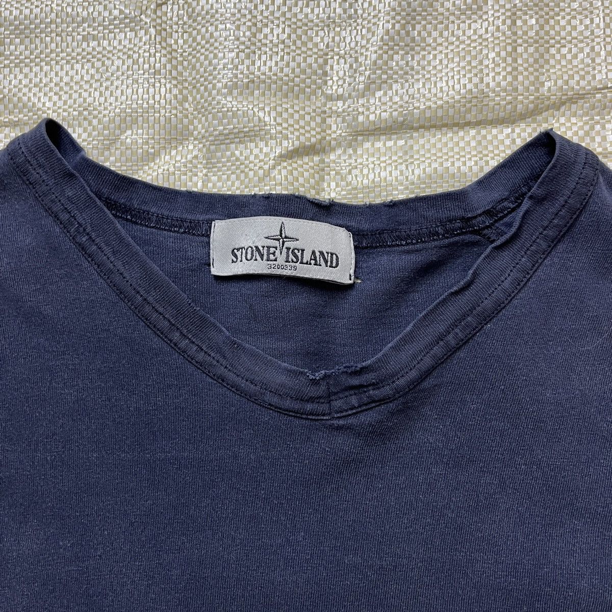 Stone Island × Vintage Distressed Vintage Stone Island Long Sleeve TShirt Size US L / EU 52-54 / 3 - 5 Thumbnail