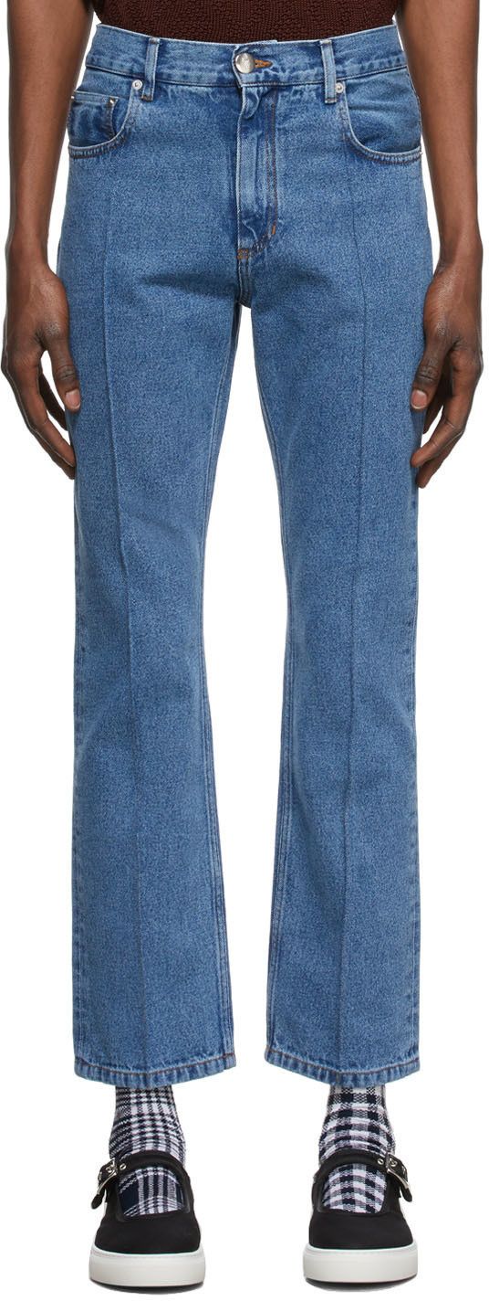 image of Ernest W Baker Blue Classic Jeans, Men's (Size 30)