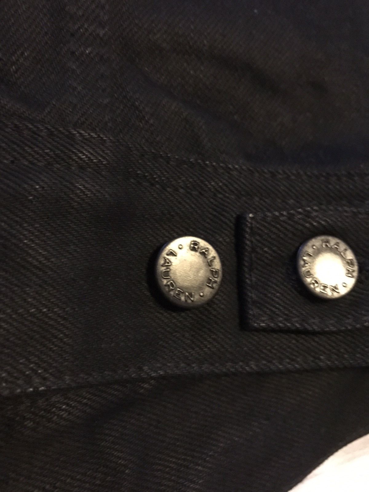 Ralph Lauren RL Black Denim Jacket Size US L / EU 52-54 / 3 - 5 Thumbnail