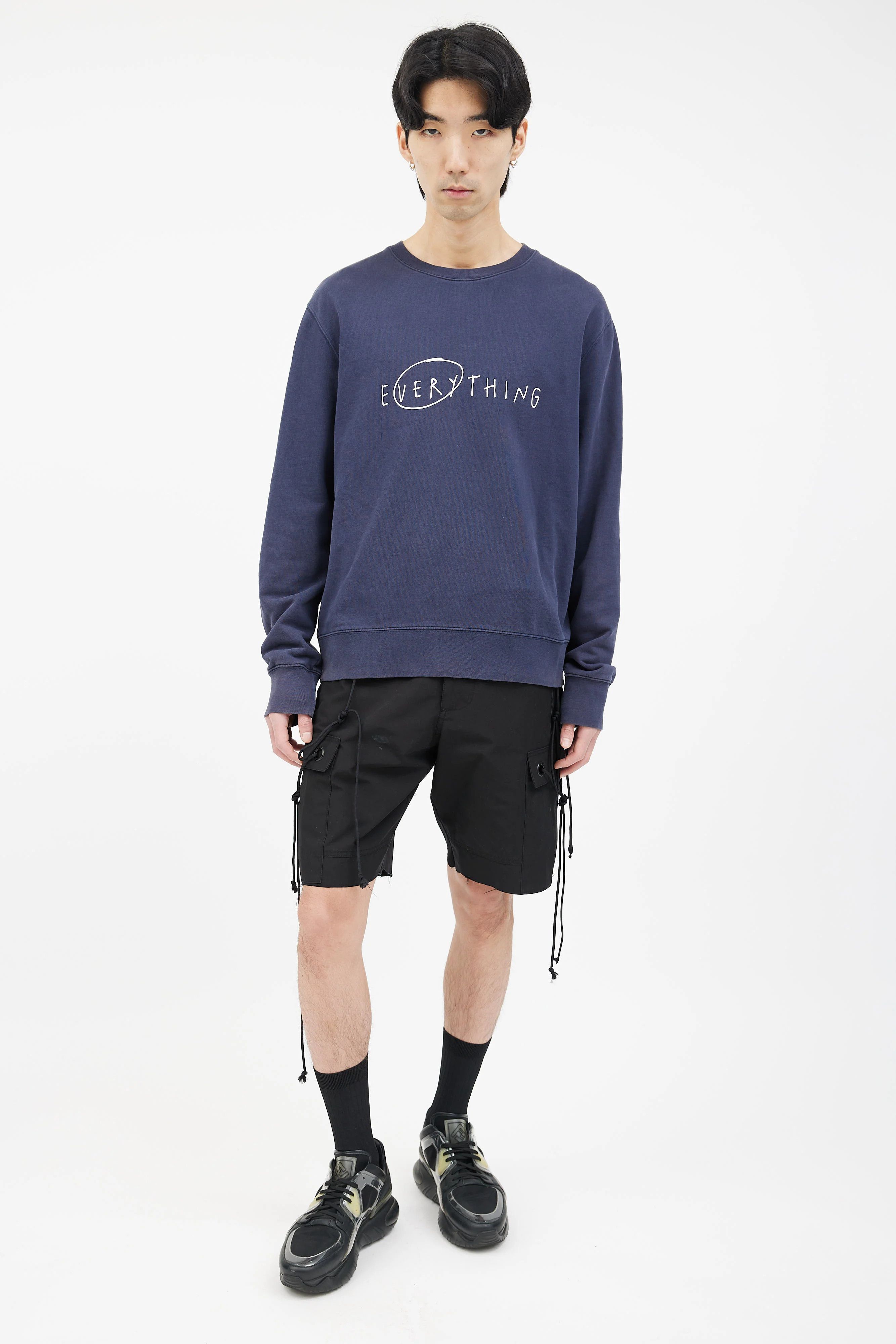 Acne Studios [L] Casey Slogan 'Everything' Sweatshirt (SS15) Size US L / EU 52-54 / 3 - 9 Thumbnail