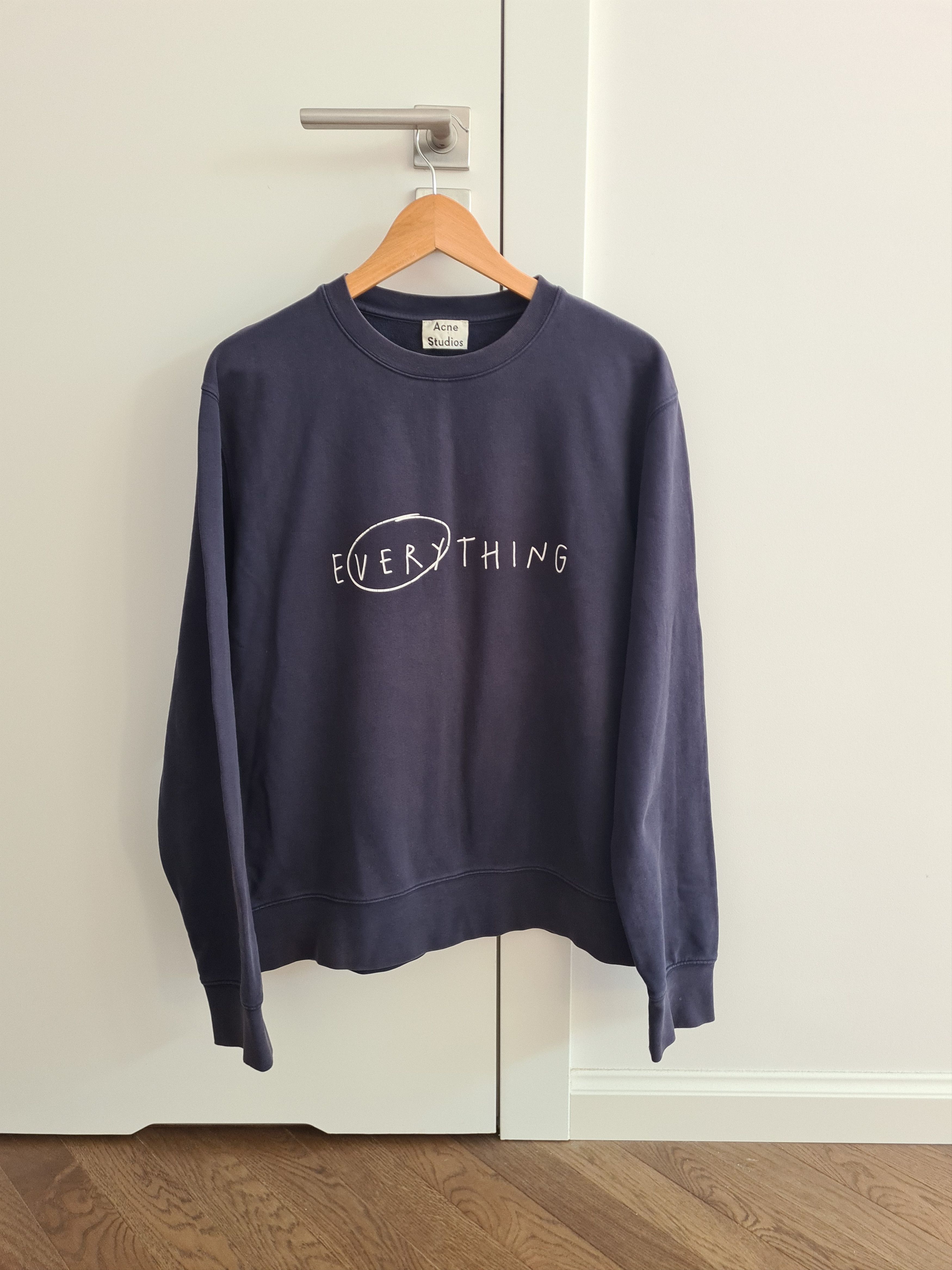 Acne Studios [L] Casey Slogan 'Everything' Sweatshirt (SS15) Size US L / EU 52-54 / 3 - 2 Thumbnail