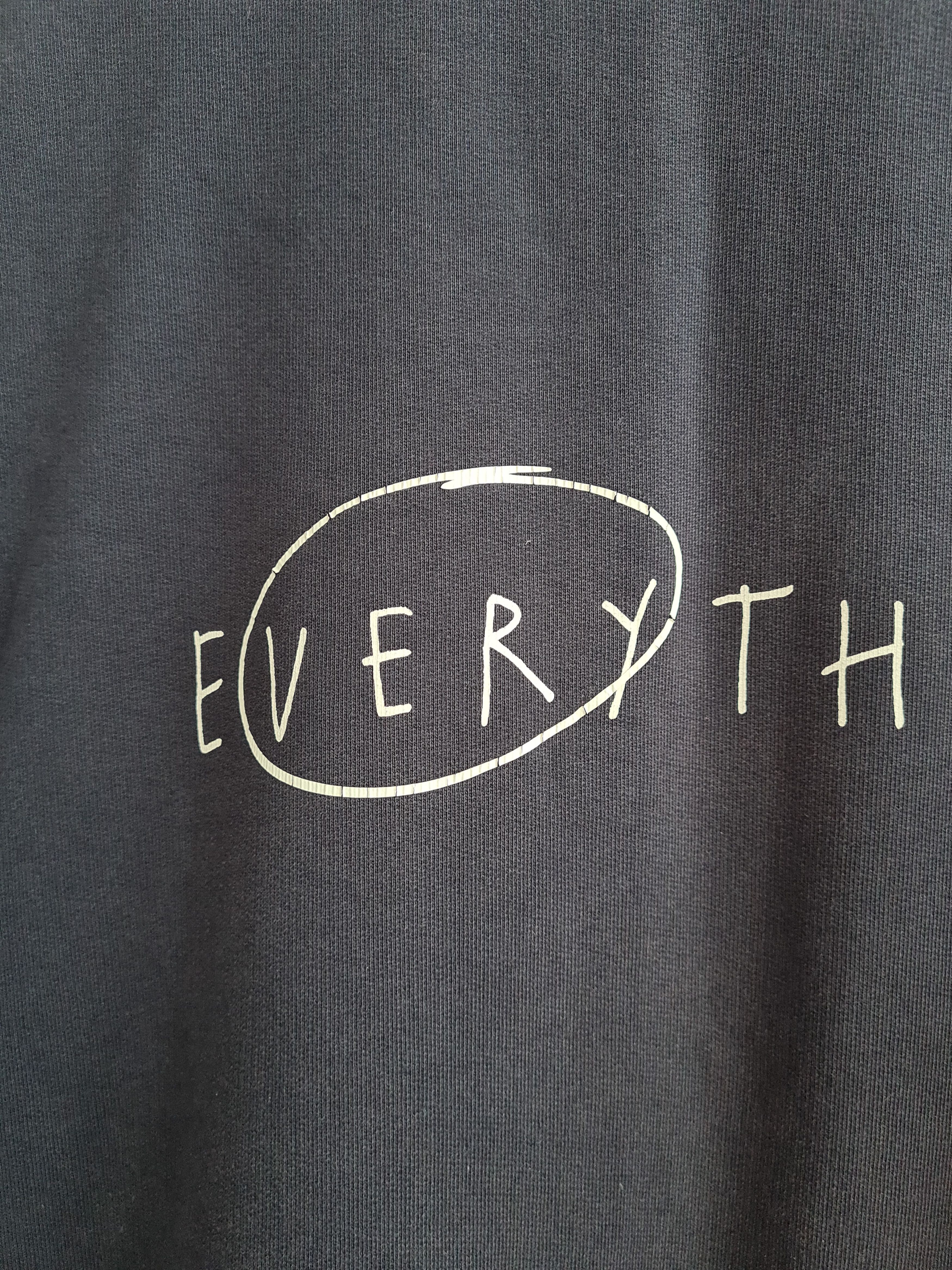 Acne Studios [L] Casey Slogan 'Everything' Sweatshirt (SS15) Size US L / EU 52-54 / 3 - 5 Thumbnail