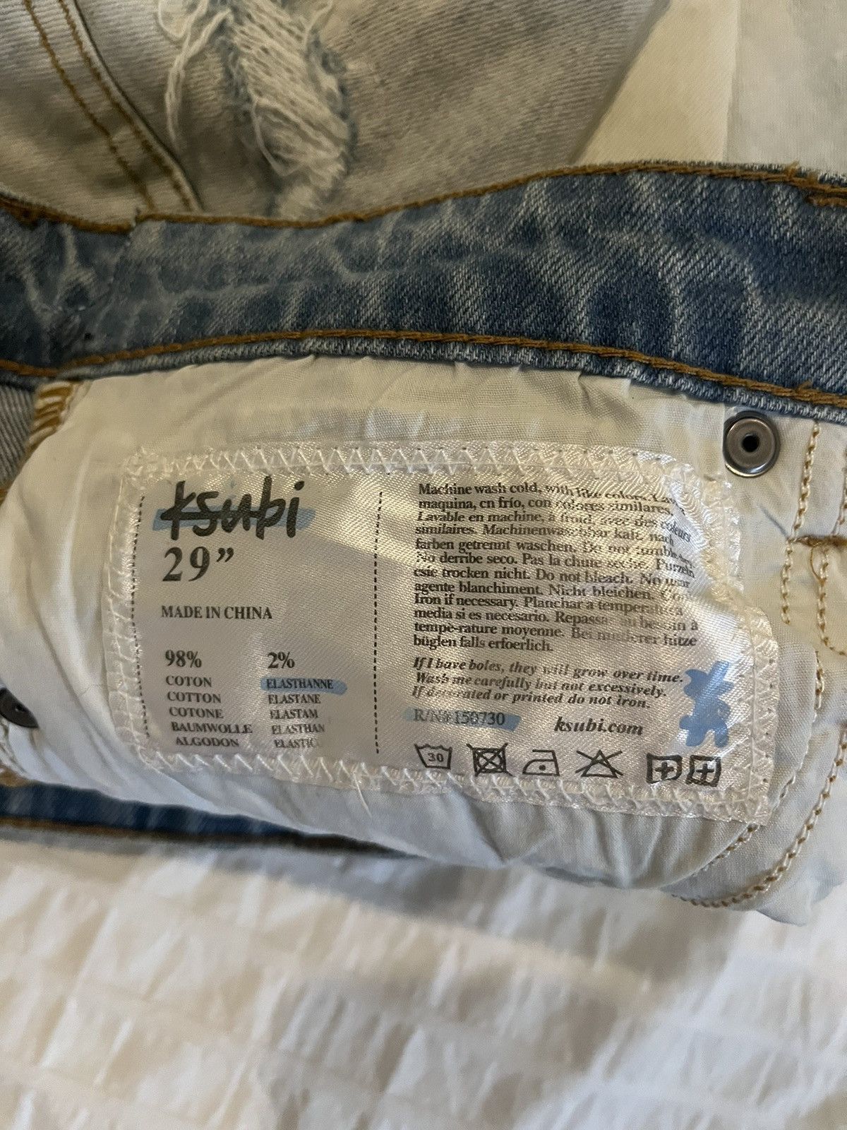 Ksubi KSUBI VAN WINKLE JEANS Size US 29 - 5 Thumbnail