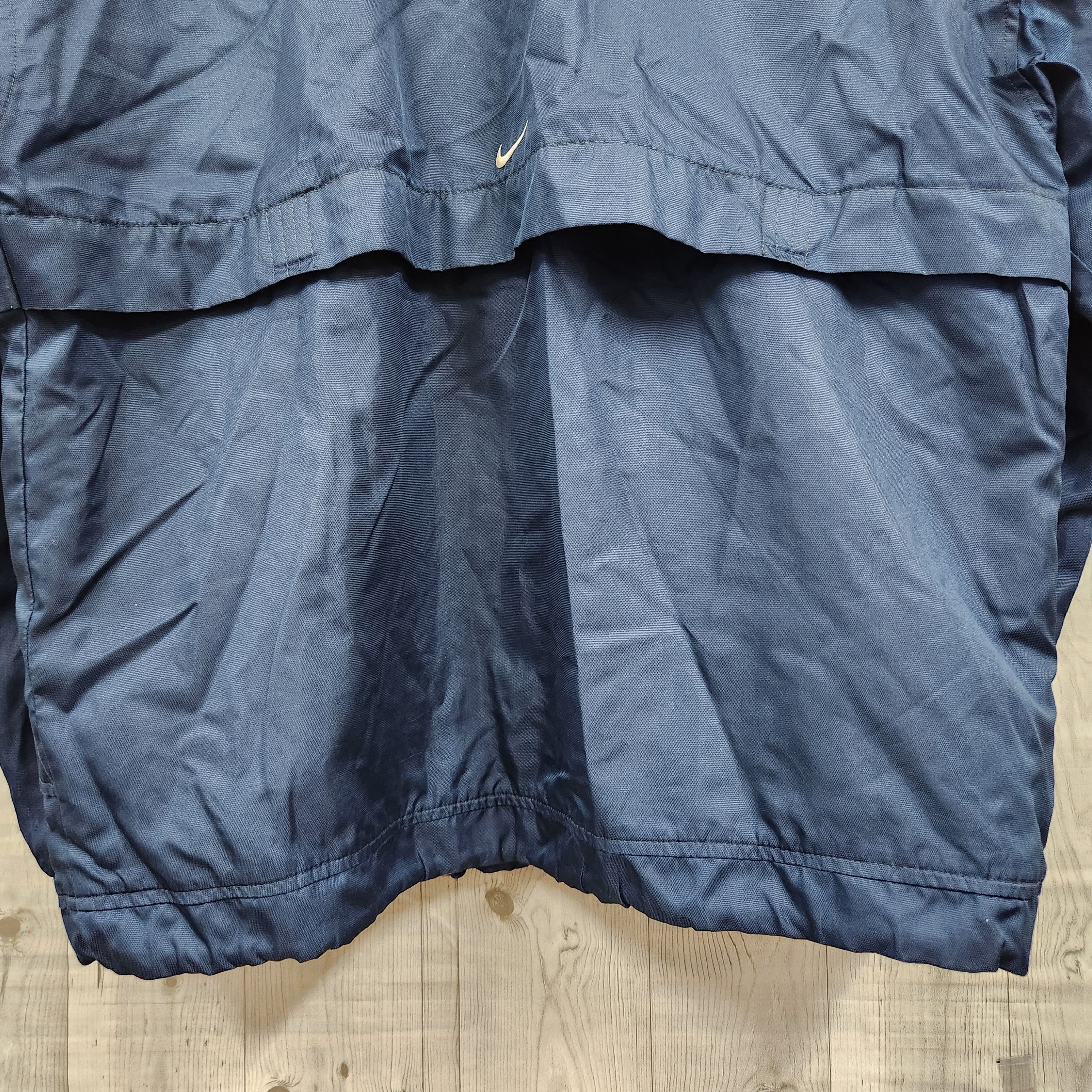 Nike × Vintage Nike Sweater Mesh Jacket Vintage Centre Swoosh Waterproof Size US L / EU 52-54 / 3 - 10 Thumbnail