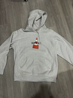 Supreme traffic shop cone hoodie