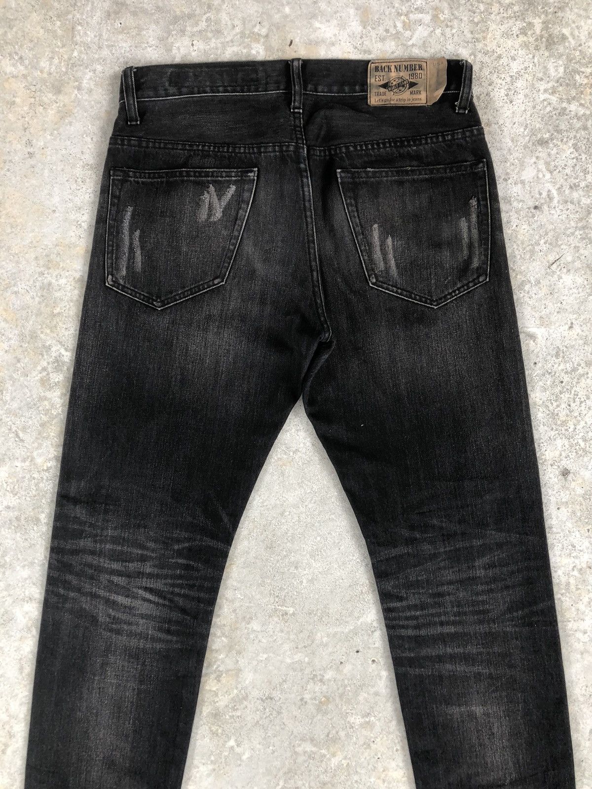 If Six Was Nine Japanese Back Number Distressed Jeans New York Tapered Size US 31 - 8 Thumbnail
